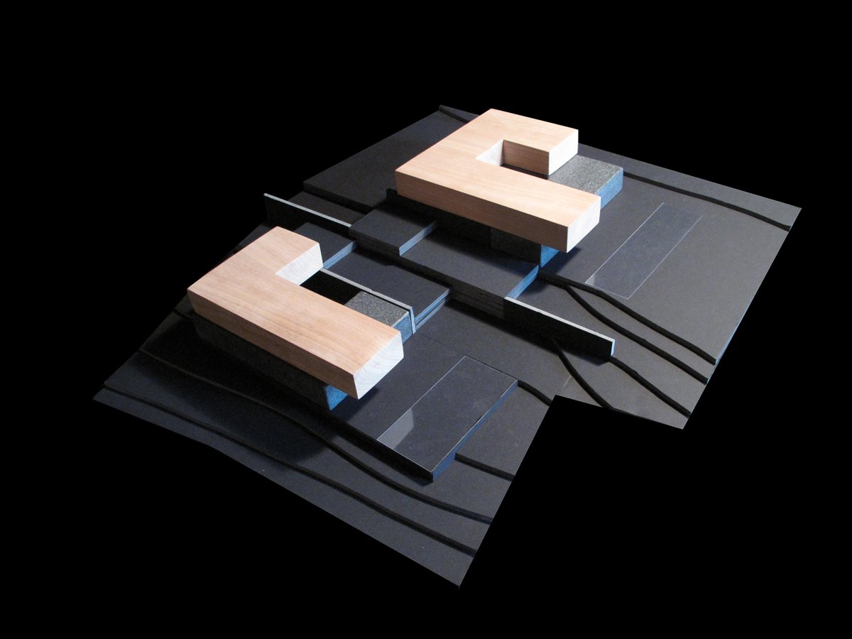 Maquette Philippe Meyer Architecte - CHV_Deux Villas