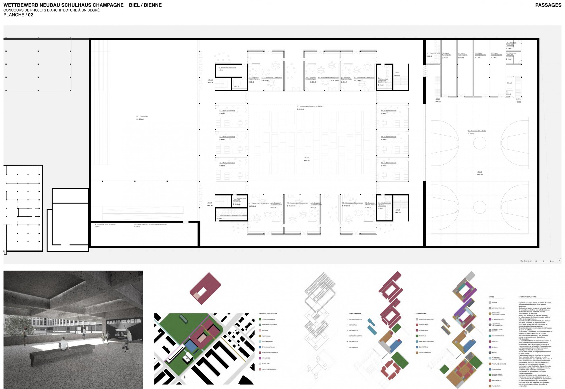 Philippe Meyer Architecte - BIENNE_Complexe scolaire