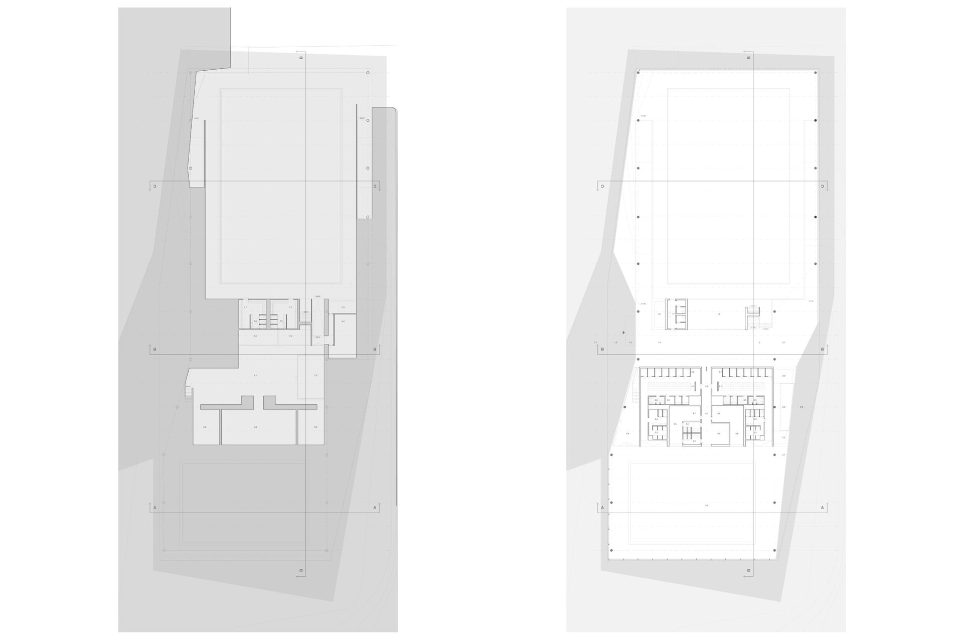 Plans Philippe Meyer Architecte - Piscine Plein champs