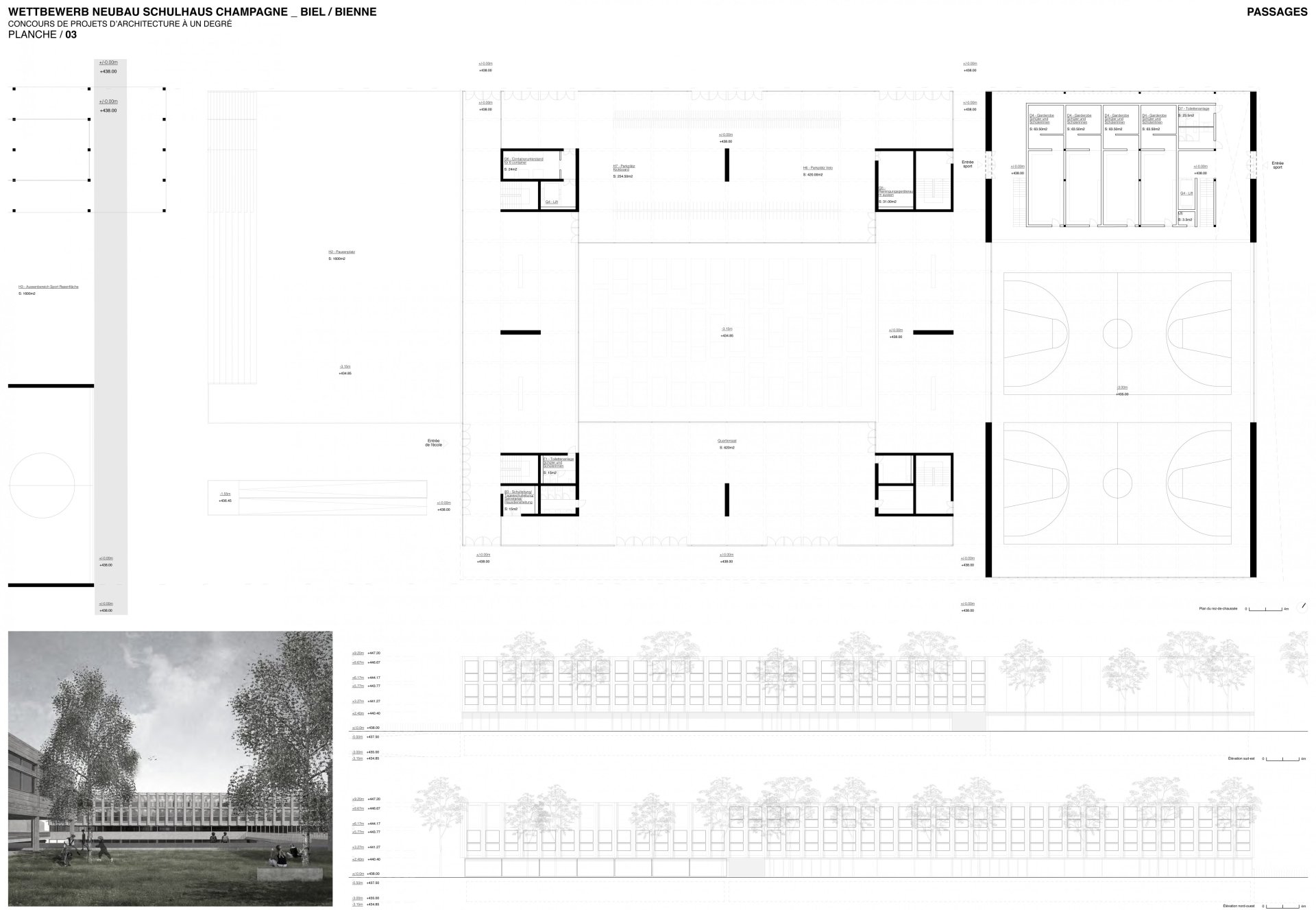 Philippe Meyer Architecte - BIENNE_Complexe scolaire