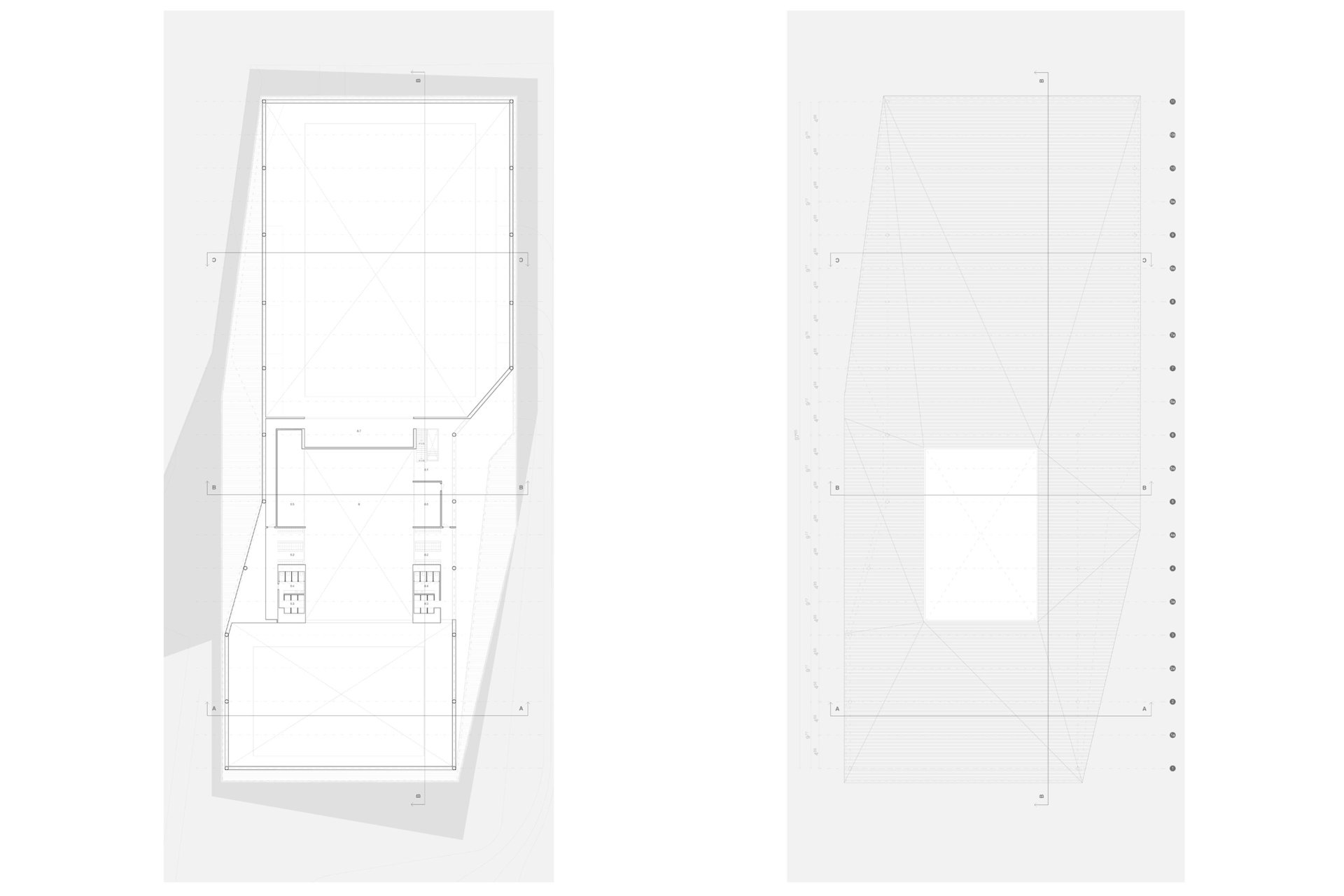 Plans Philippe Meyer Architecte - Piscine Plein champs