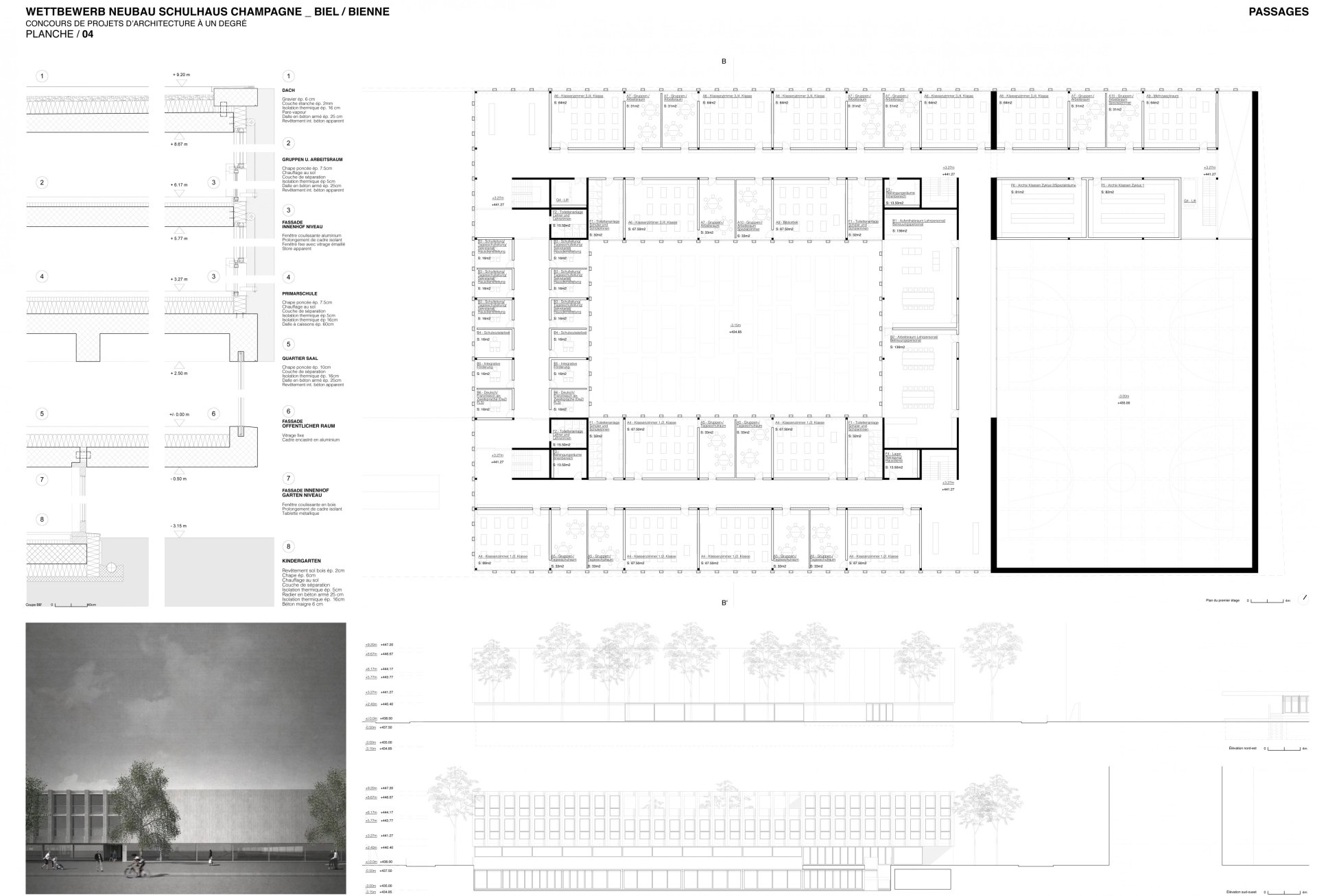 Philippe Meyer Architecte - BIENNE_Complexe scolaire