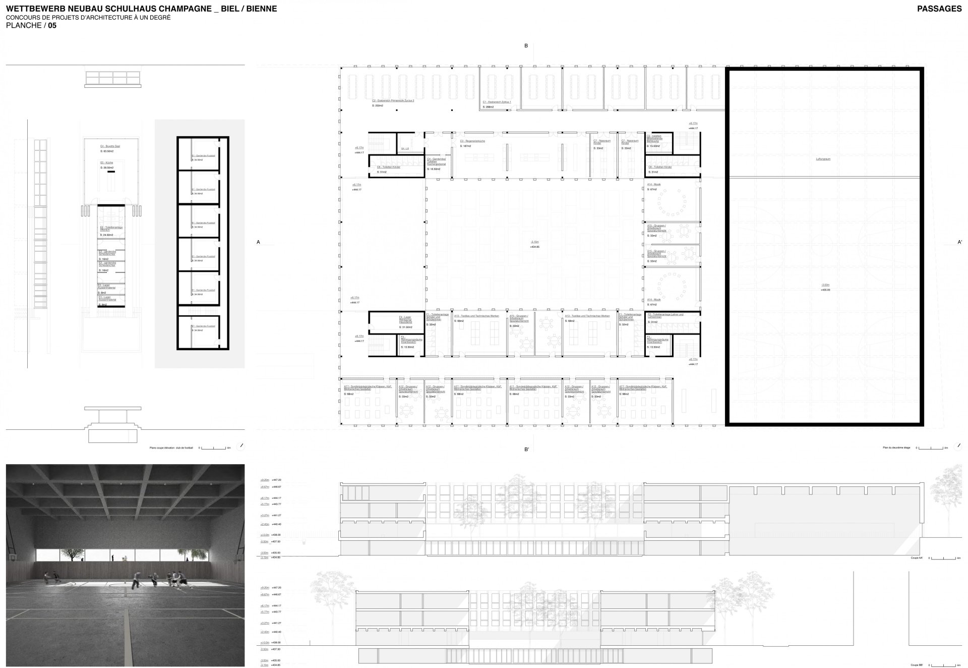 Philippe Meyer Architecte - BIENNE_Complexe scolaire