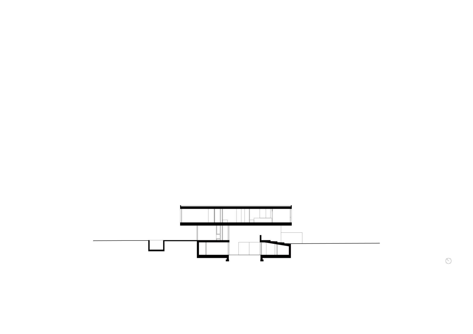 Section Philippe Meyer Architecte - CHV_Deux Villas
