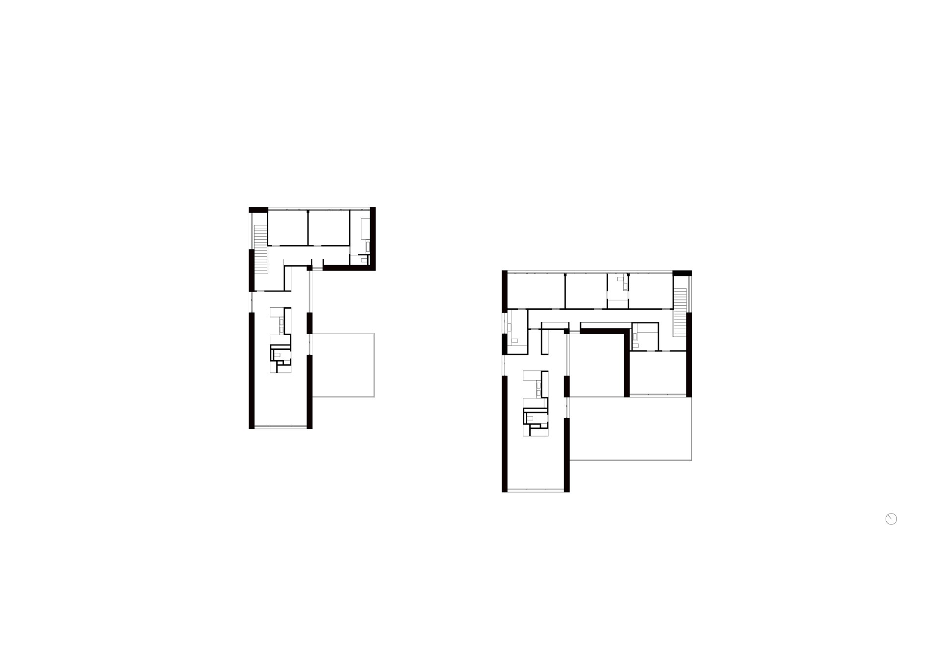 First floor plan Philippe Meyer Architecte - CHV_Deux Villas