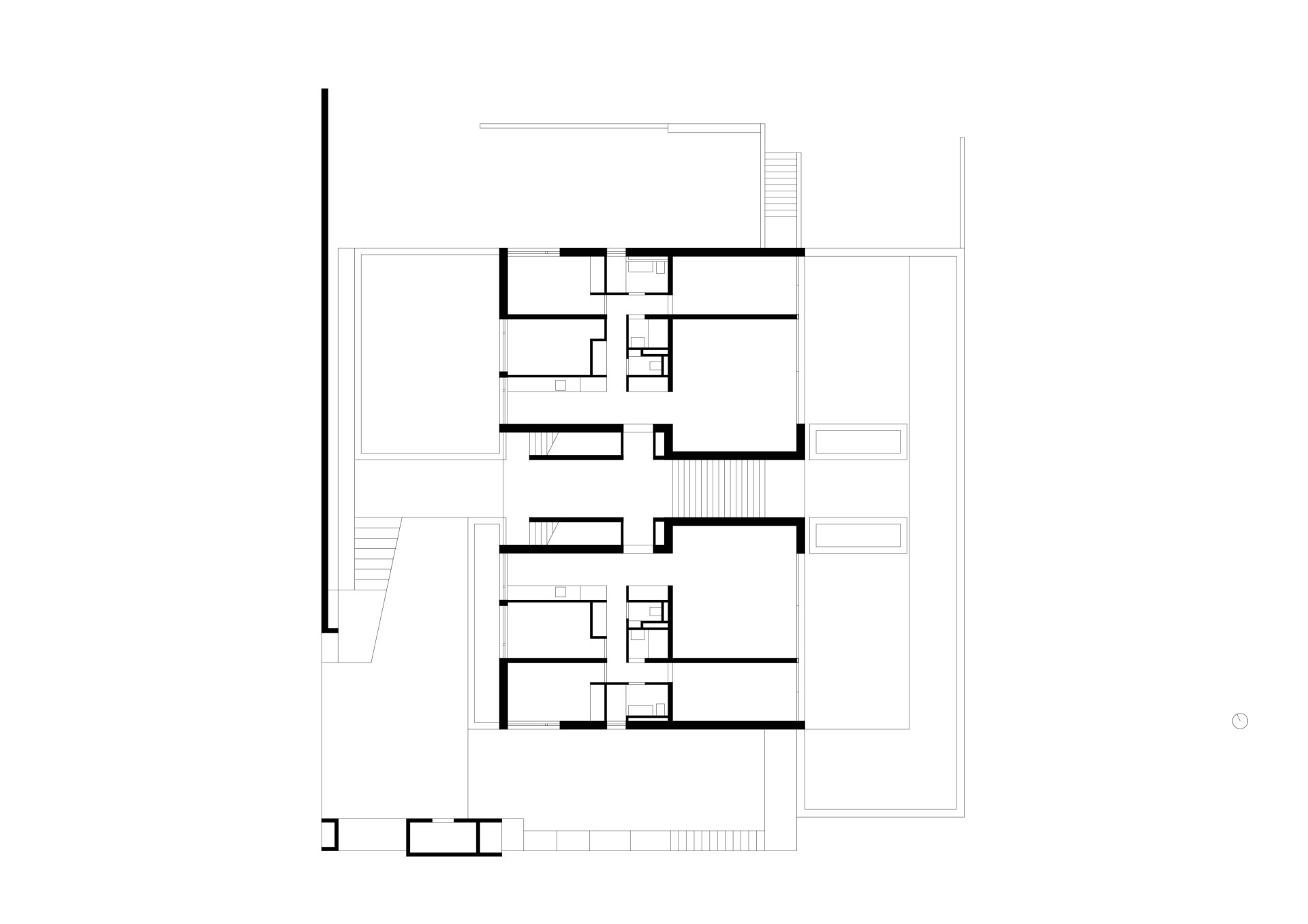 Floor plan Philippe Meyer Architecte - VNR_Habitation collective