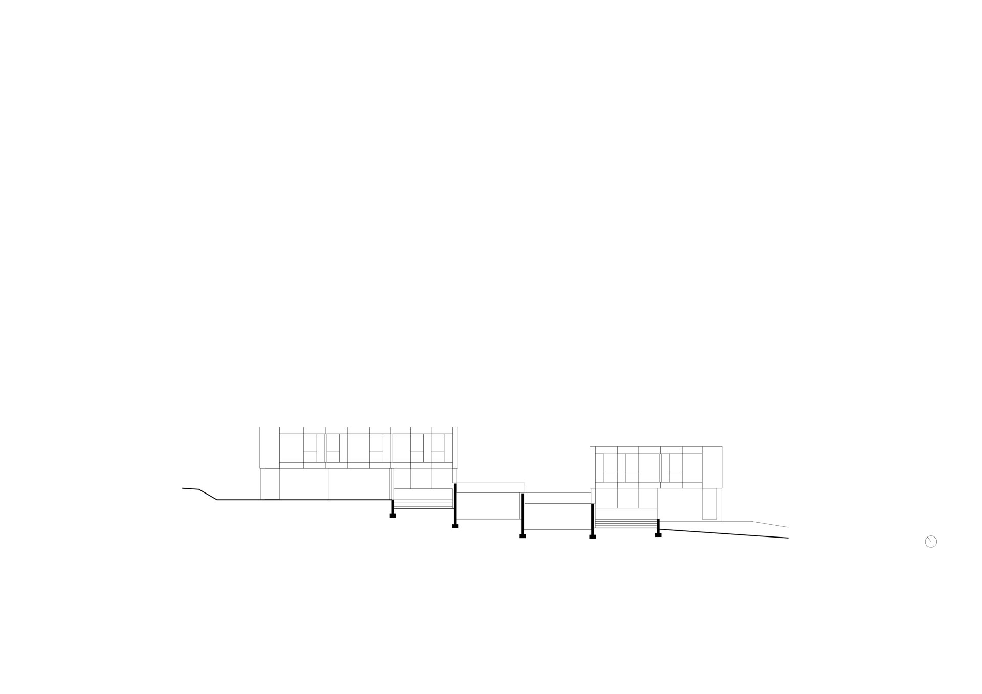 Elevation Philippe Meyer Architecte - CHV_Deux Villas