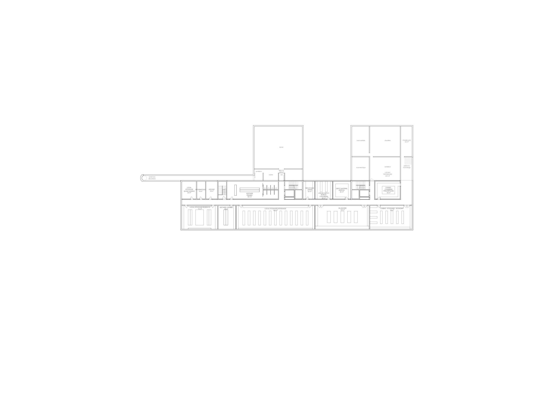 Basement Plan Philippe Meyer Architecte - NOTRE DAME