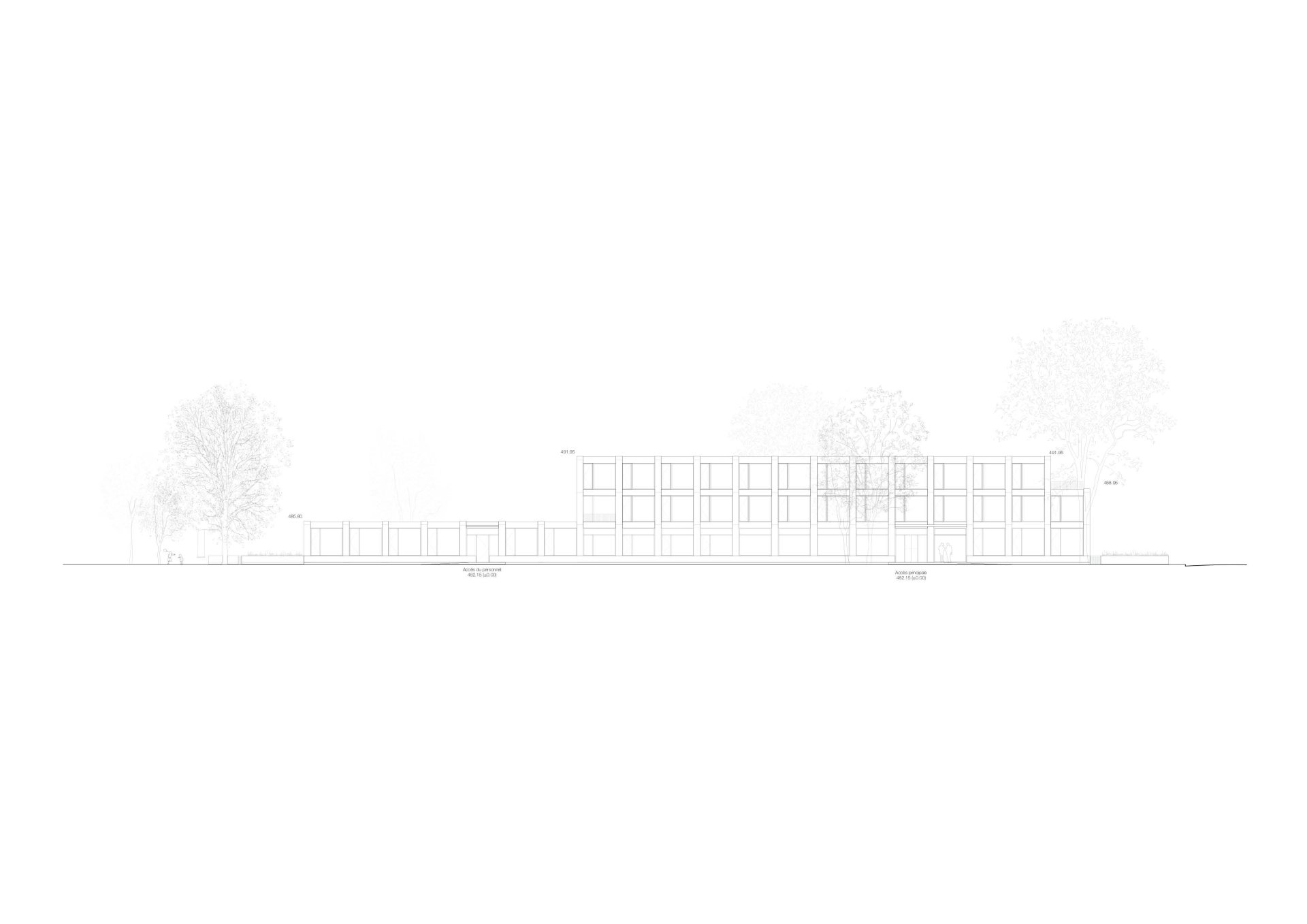 Park Elevation Philippe Meyer Architecte - NOTRE DAME