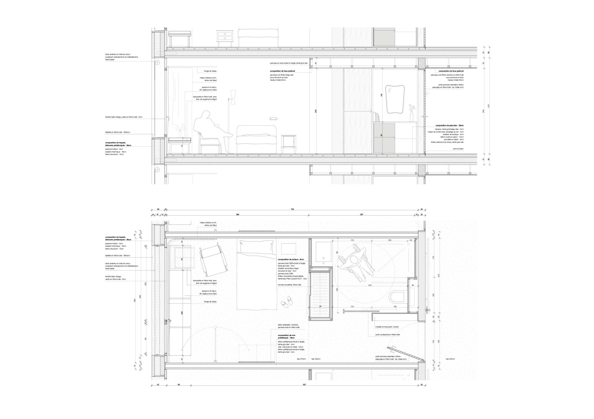 Typical Room Details Philippe Meyer Architecte - NOTRE DAME
