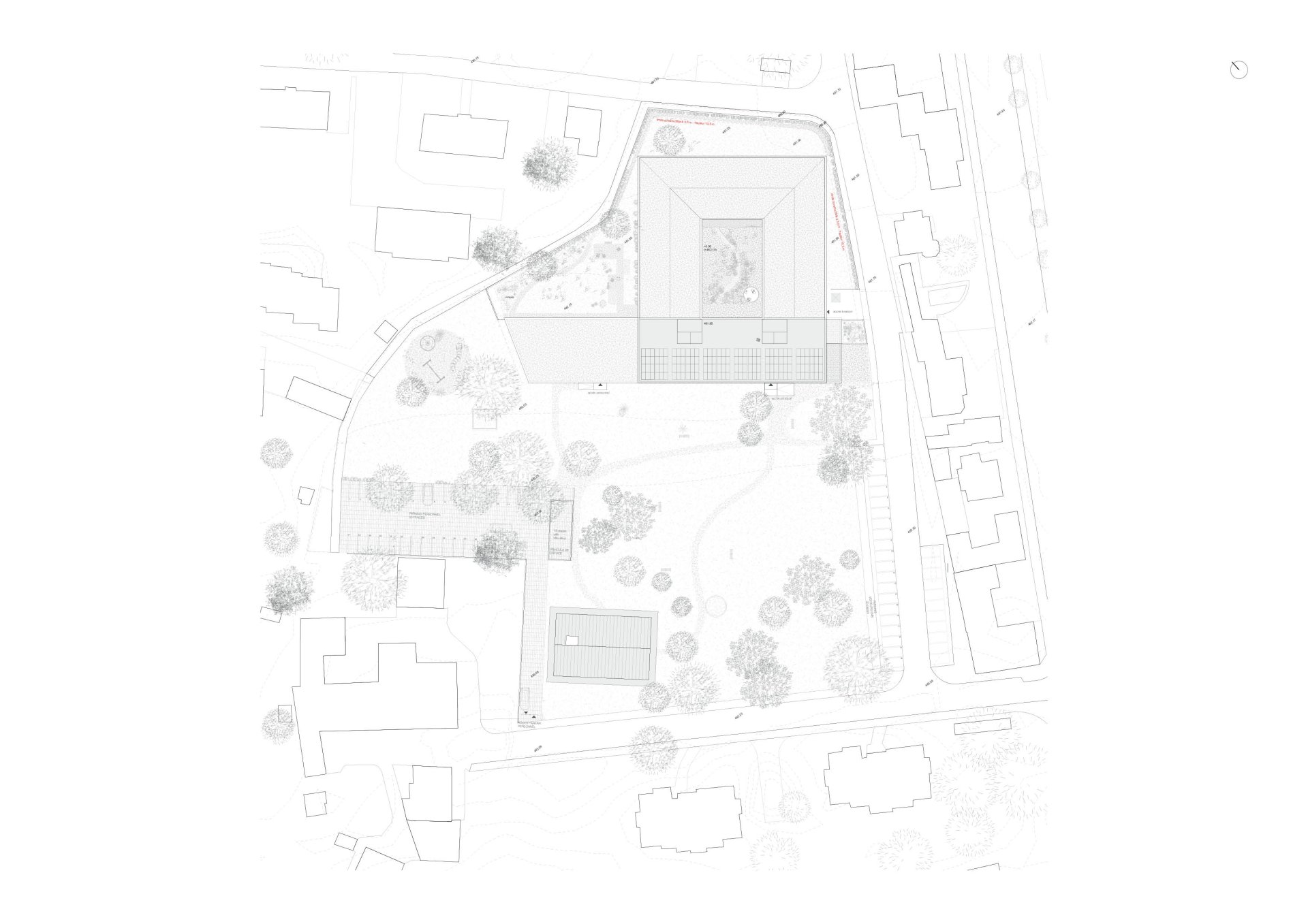 Site Plan Philippe Meyer Architecte - NOTRE DAME