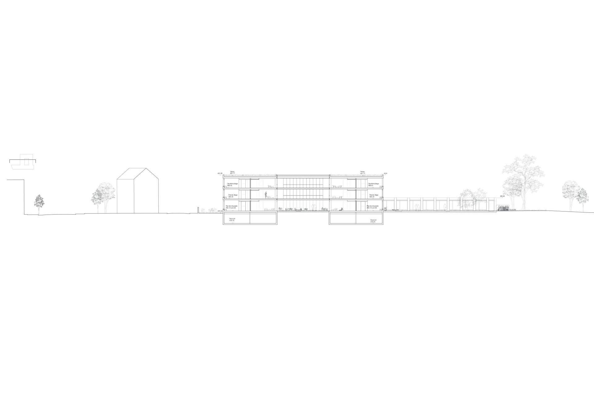 First Floor Plan Philippe Meyer Architecte - NOTRE DAME