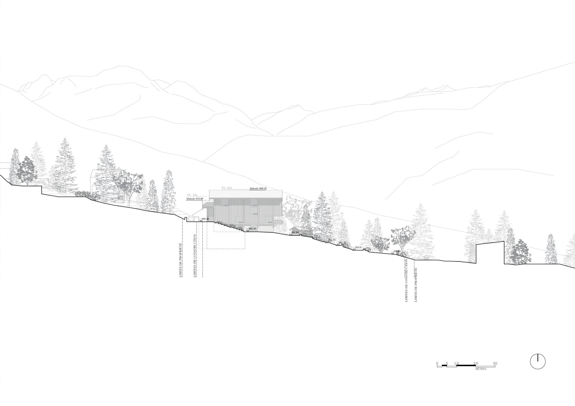 Landscape Section Philippe Meyer Architecte - EPSM