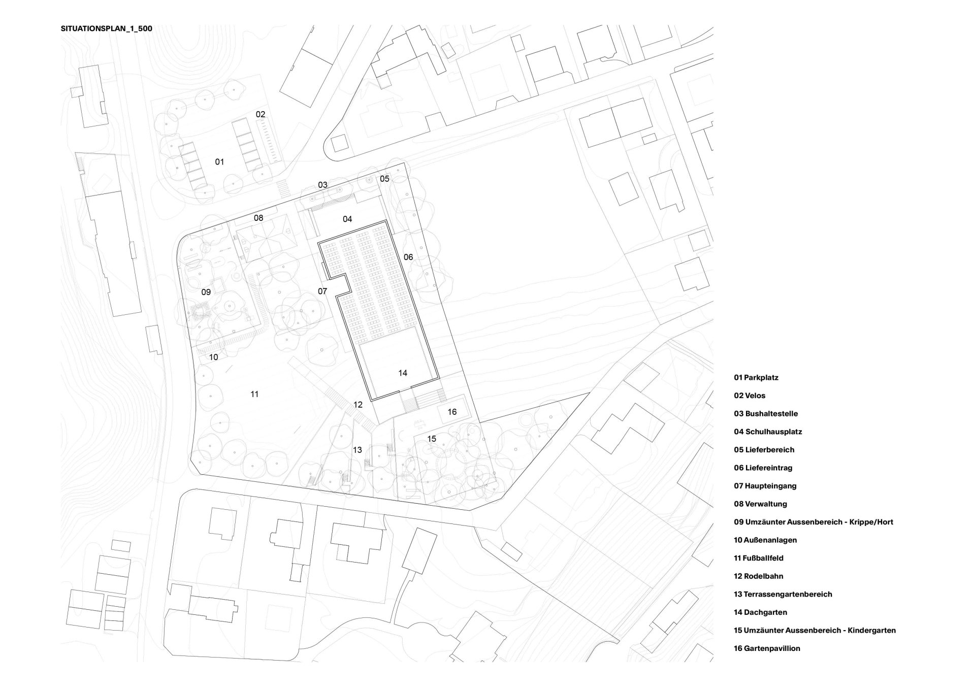Site Plan Philippe Meyer Architecte - EXTENSION D’UN CENTRE POUR ENFANTS