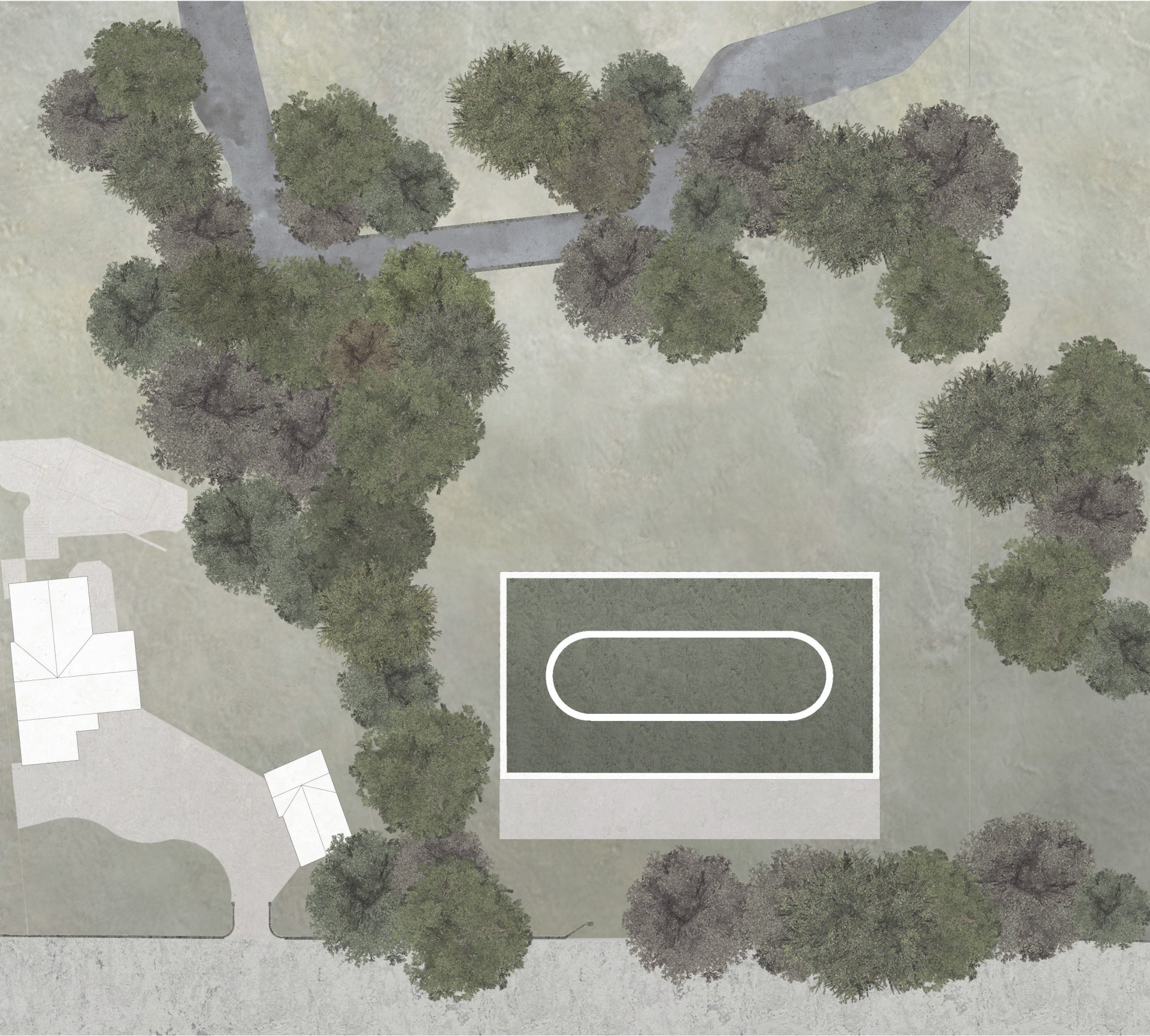 Site plan Philippe Meyer Architecte - Habitation collective