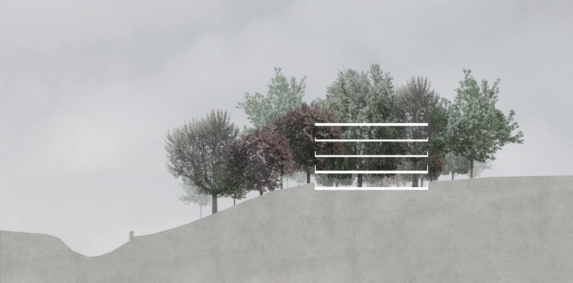 Transversal section Philippe Meyer Architecte - Habitation collective
