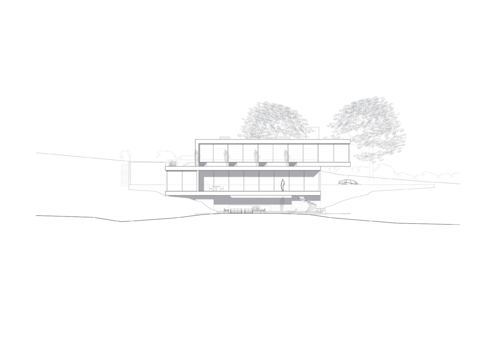 Facade Philippe Meyer Architecte - Villa