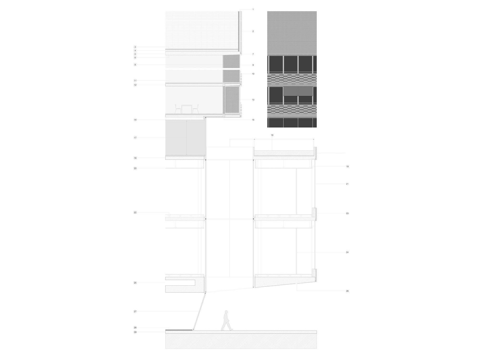 Detail Philippe Meyer Architecte - Logements