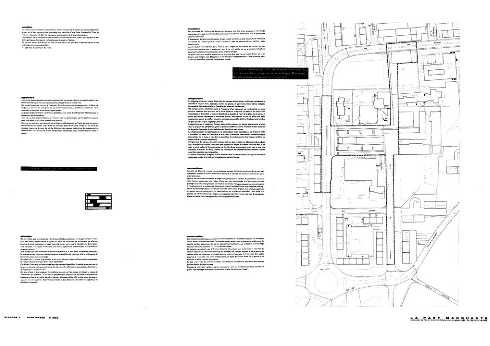 Implentation Philippe Meyer Architecte - Centre et parking
