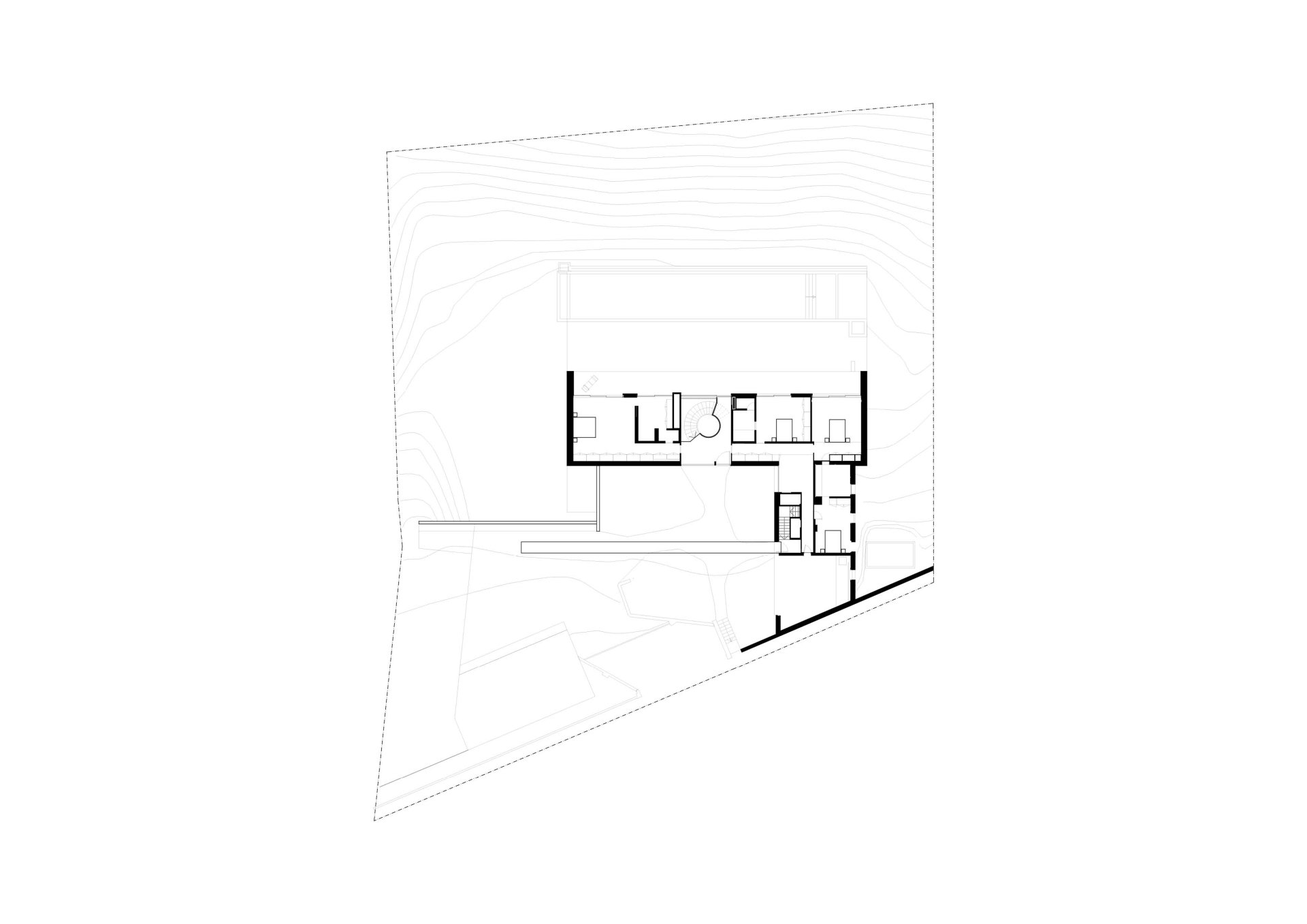 First floor plan Philippe Meyer Architecte - Transformation d'une villa