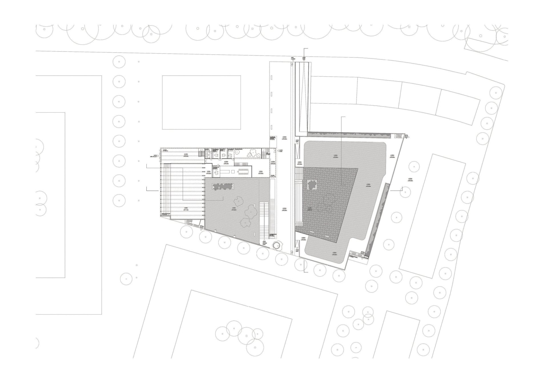 Ground floor plan Philippe Meyer Architecte - Ecole primaire