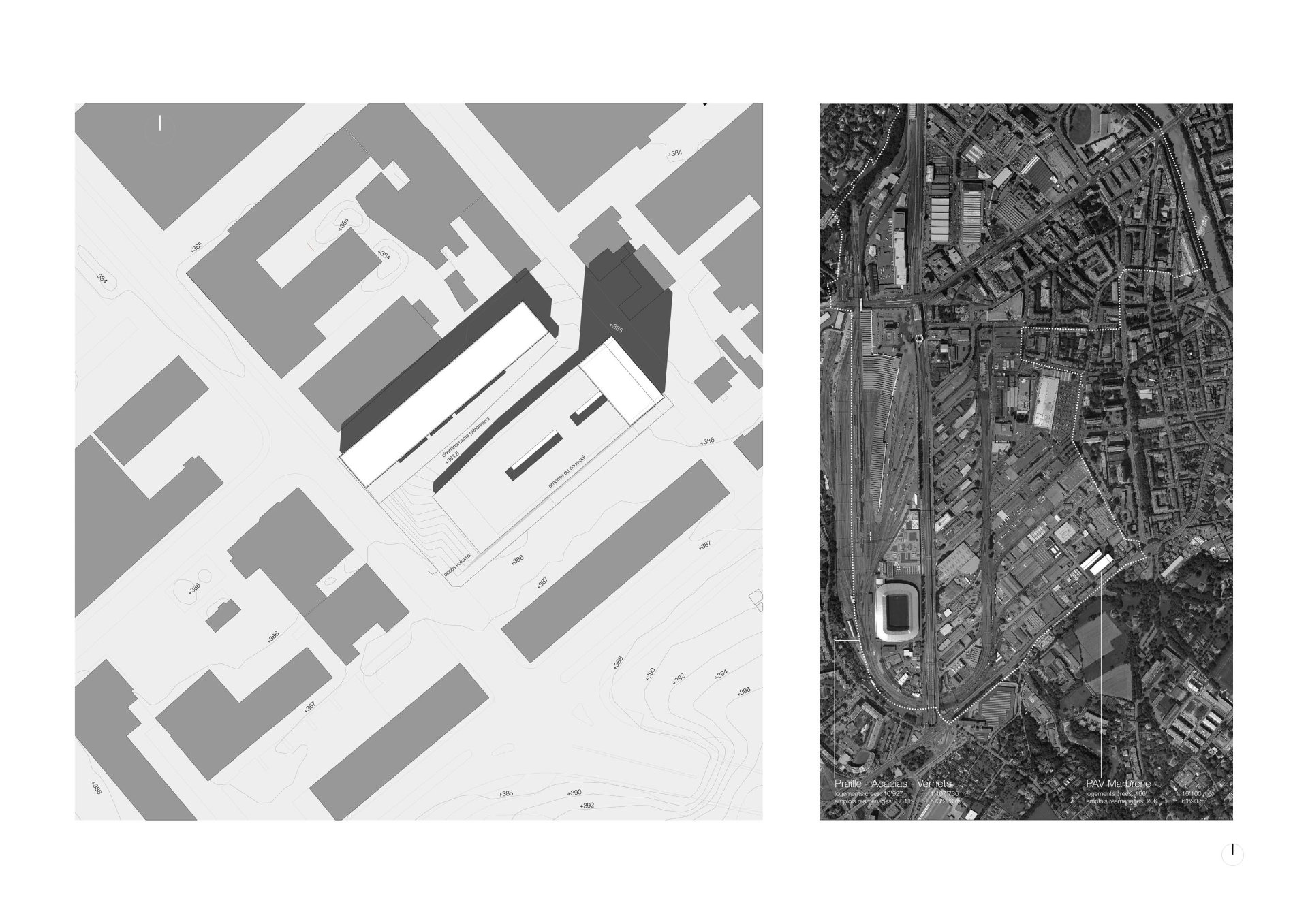 Site plan Philippe Meyer Architecte - Logements