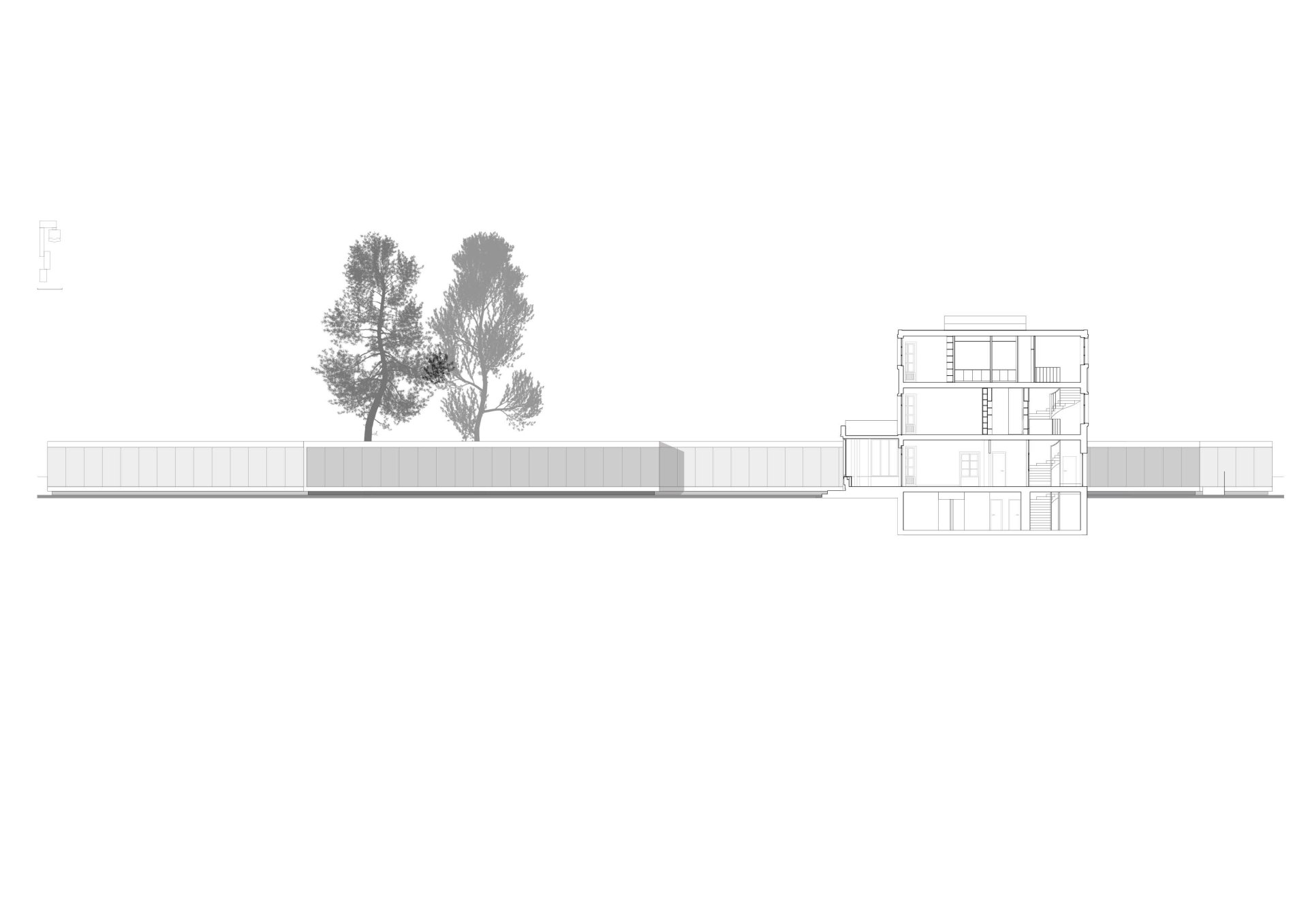 Section Philippe Meyer Architecte - Crèche Lamartine