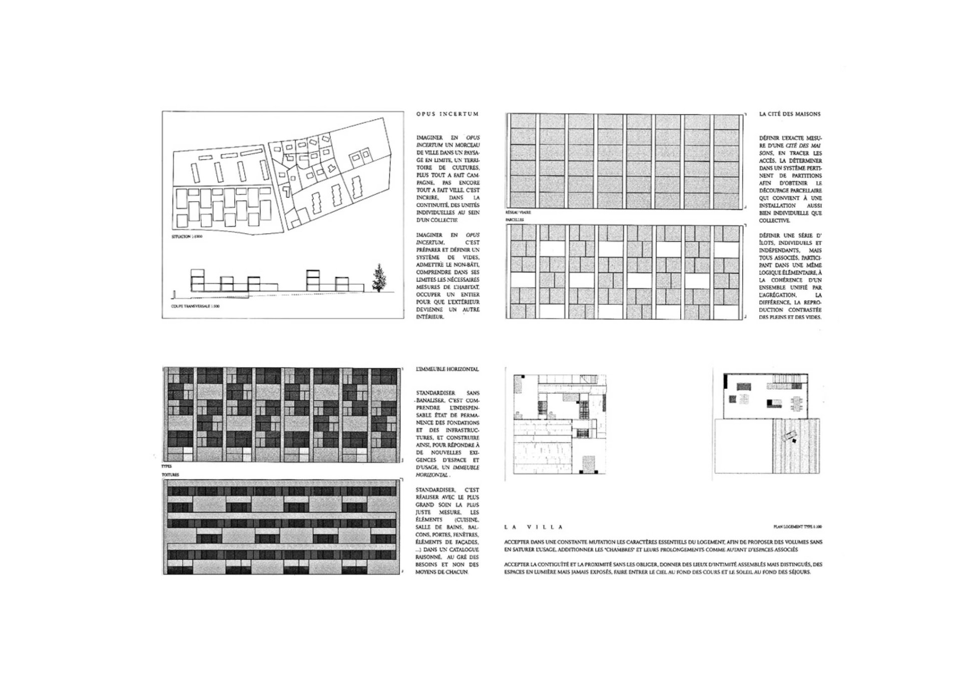 Context and composition Philippe Meyer Architecte - Logements collectifs