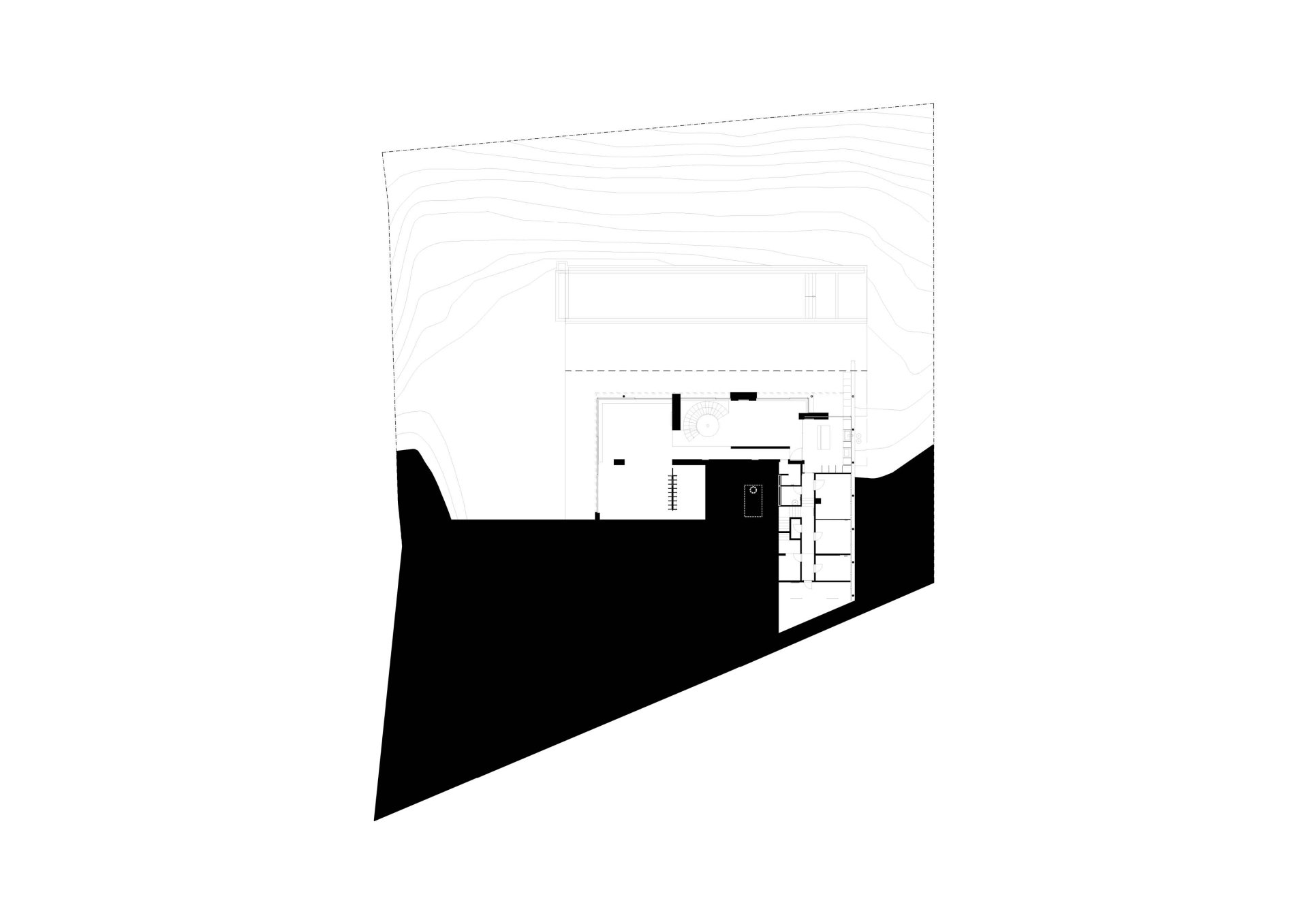 Ground floor plan Philippe Meyer Architecte - Transformation d'une villa