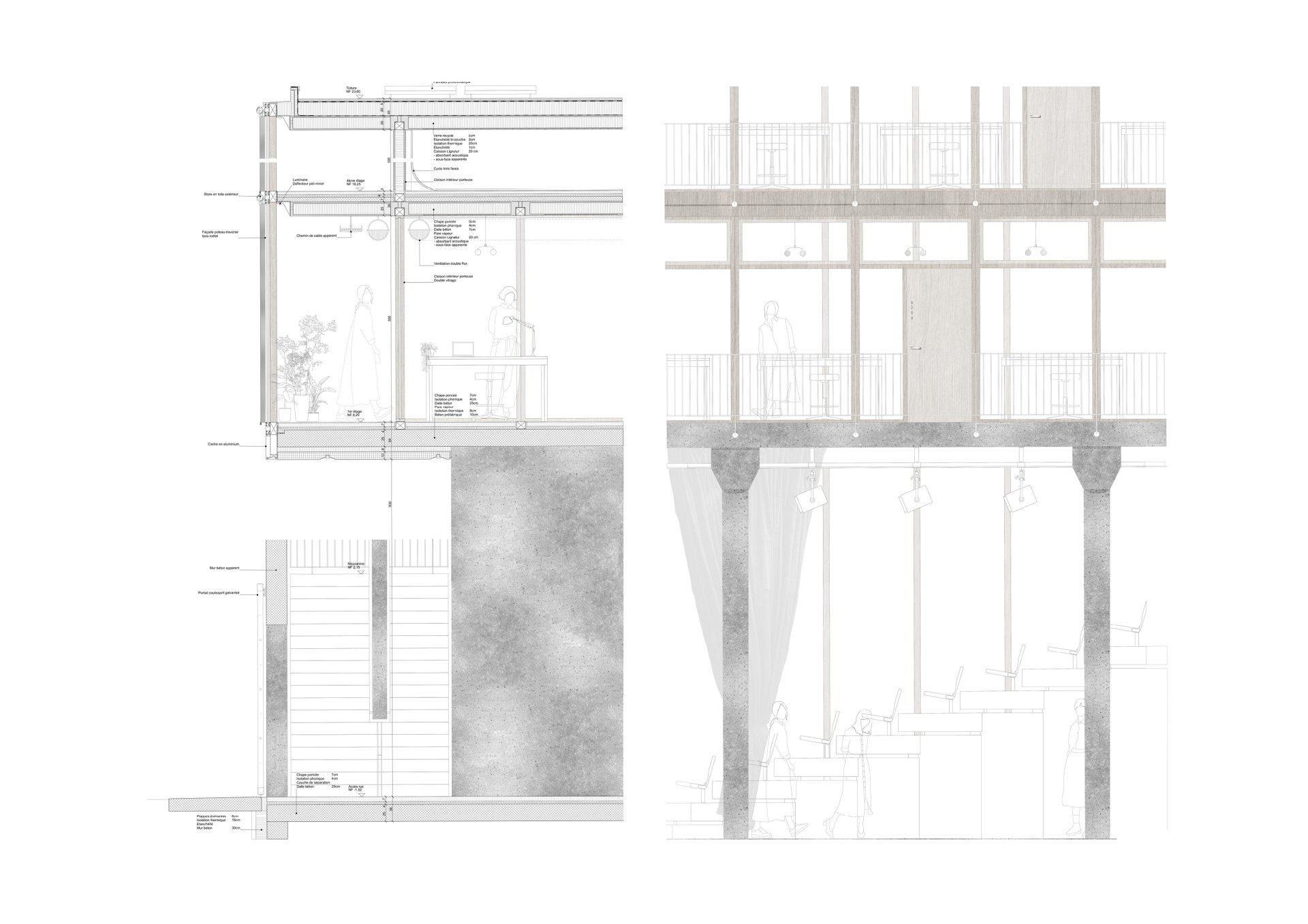 Details Philippe Meyer Architecte - Ecole de couture