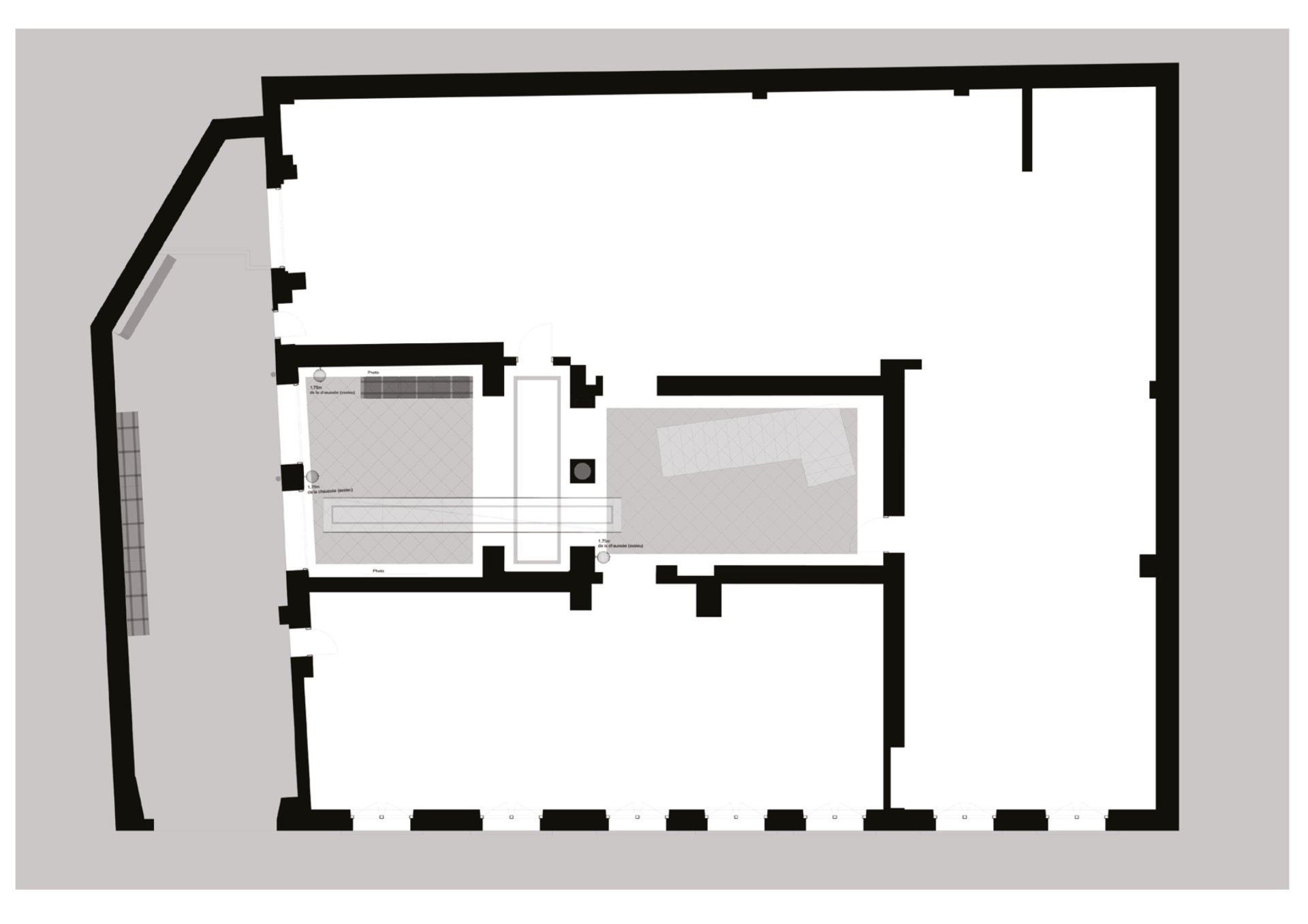 Ground floor plan Philippe Meyer Architecte - Delegation Suisse auprès de l'OCDE