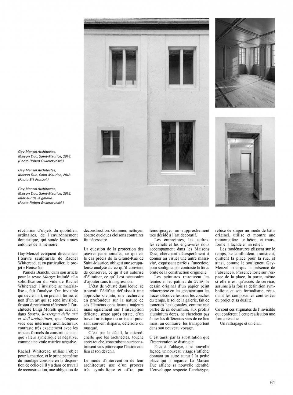 Philippe Meyer Architecte - FACES No 75