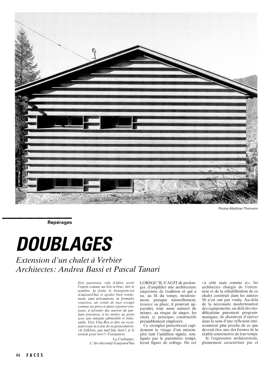 Philippe Meyer Architecte - FACES No 41