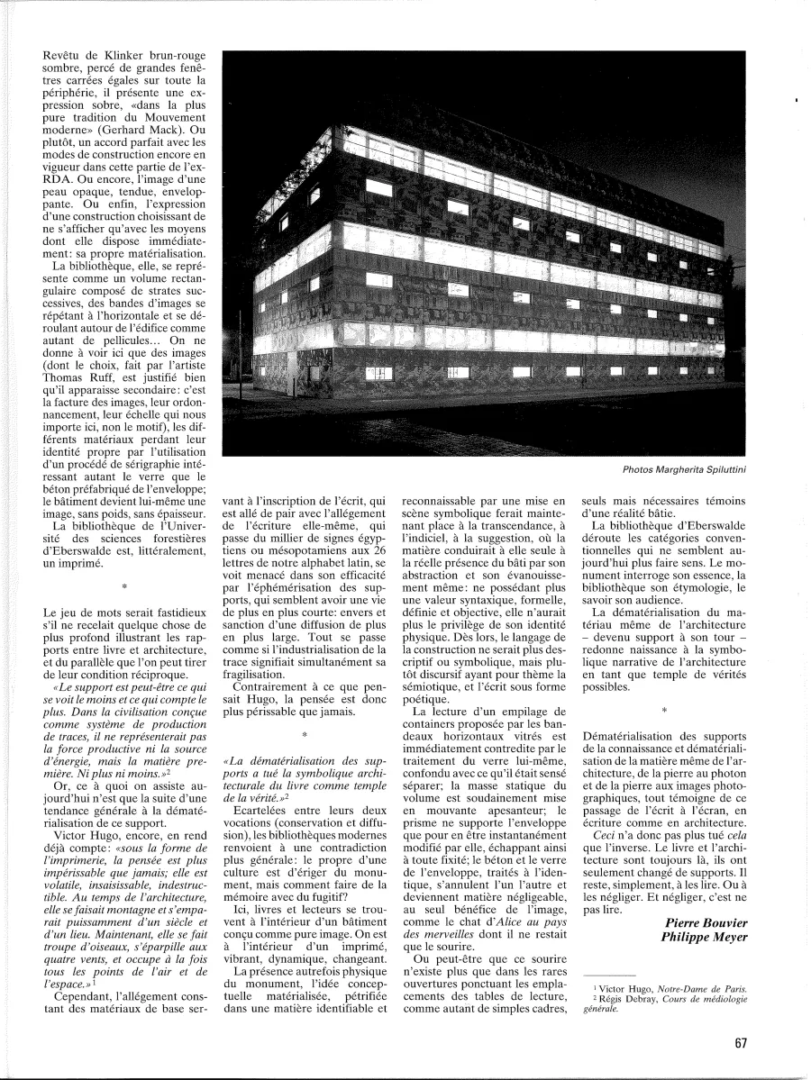 Philippe Meyer Architecte - FACES No 47