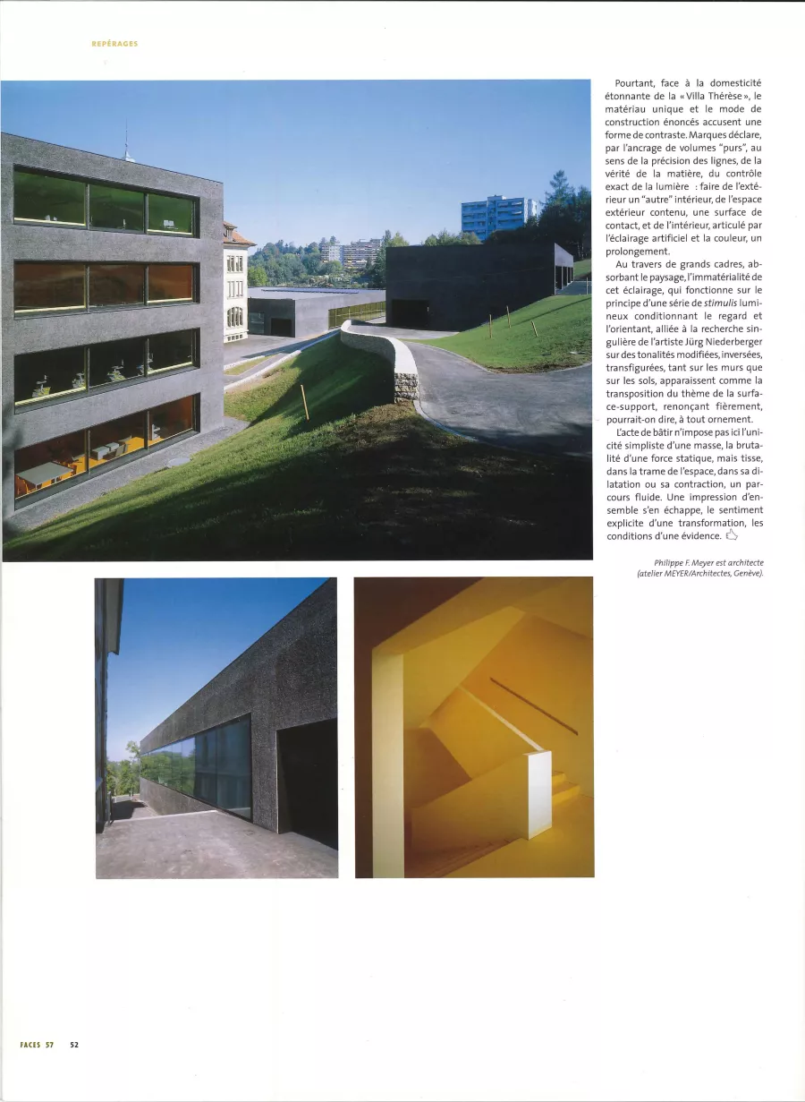 Philippe Meyer Architecte - FACES No 57