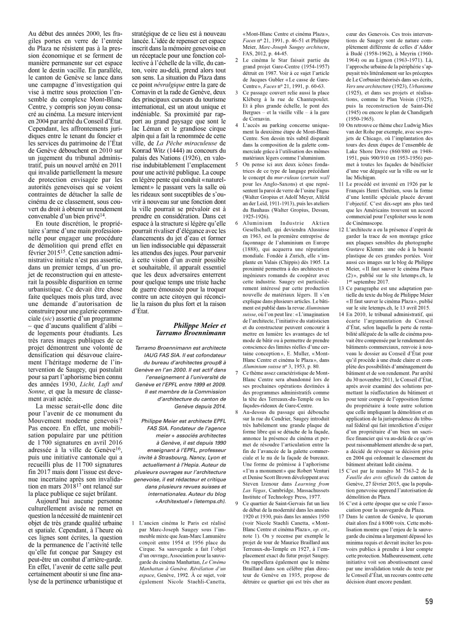 Philippe Meyer Architecte - FACES No 74