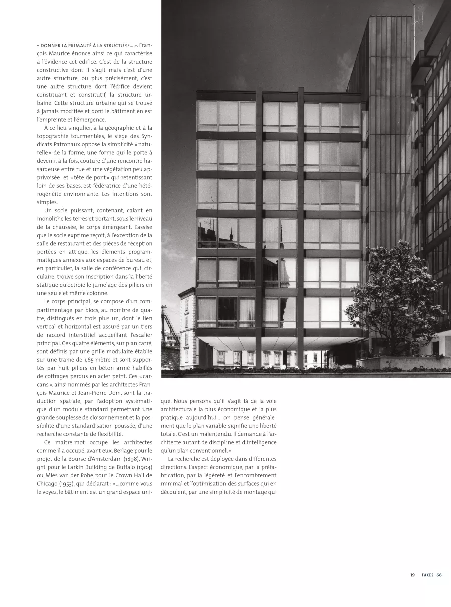 Philippe Meyer Architecte - FACES No 66