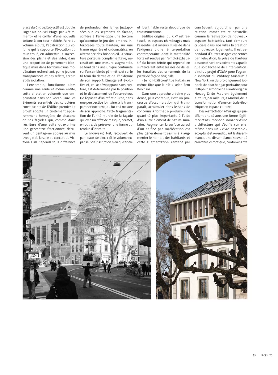 Philippe Meyer Architecte - FACES No 70