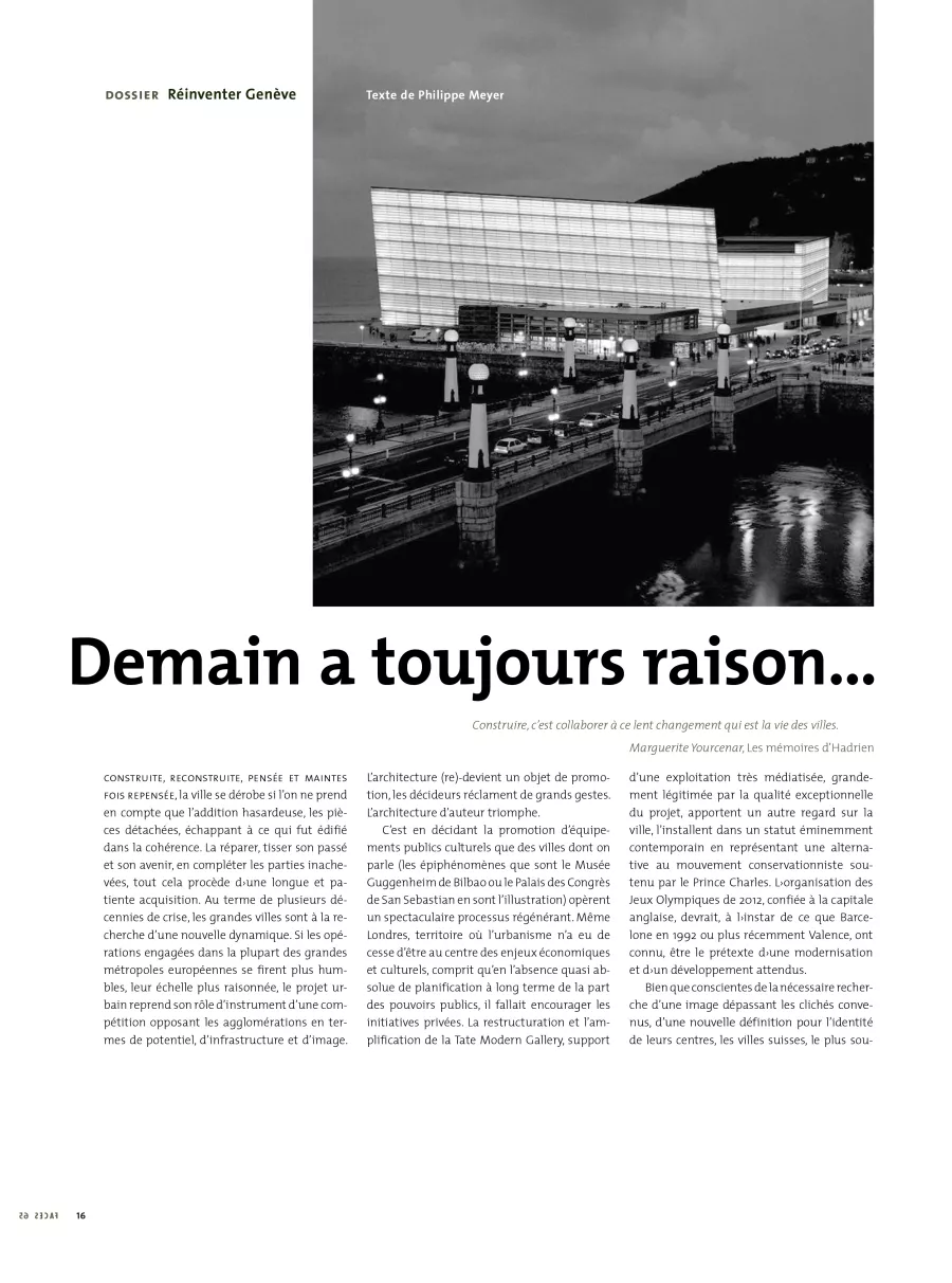 Philippe Meyer Architecte - FACES No 65