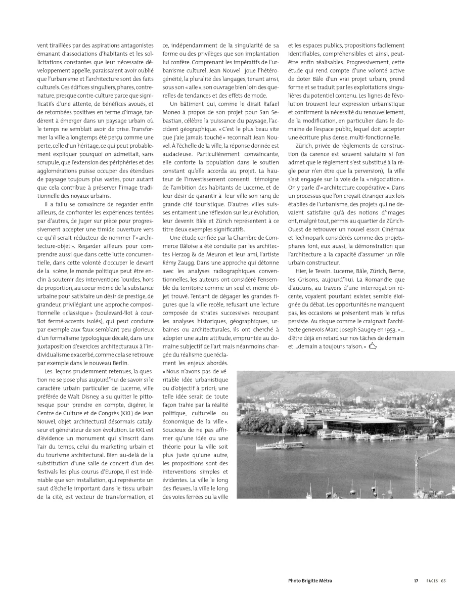 Philippe Meyer Architecte - FACES No 65