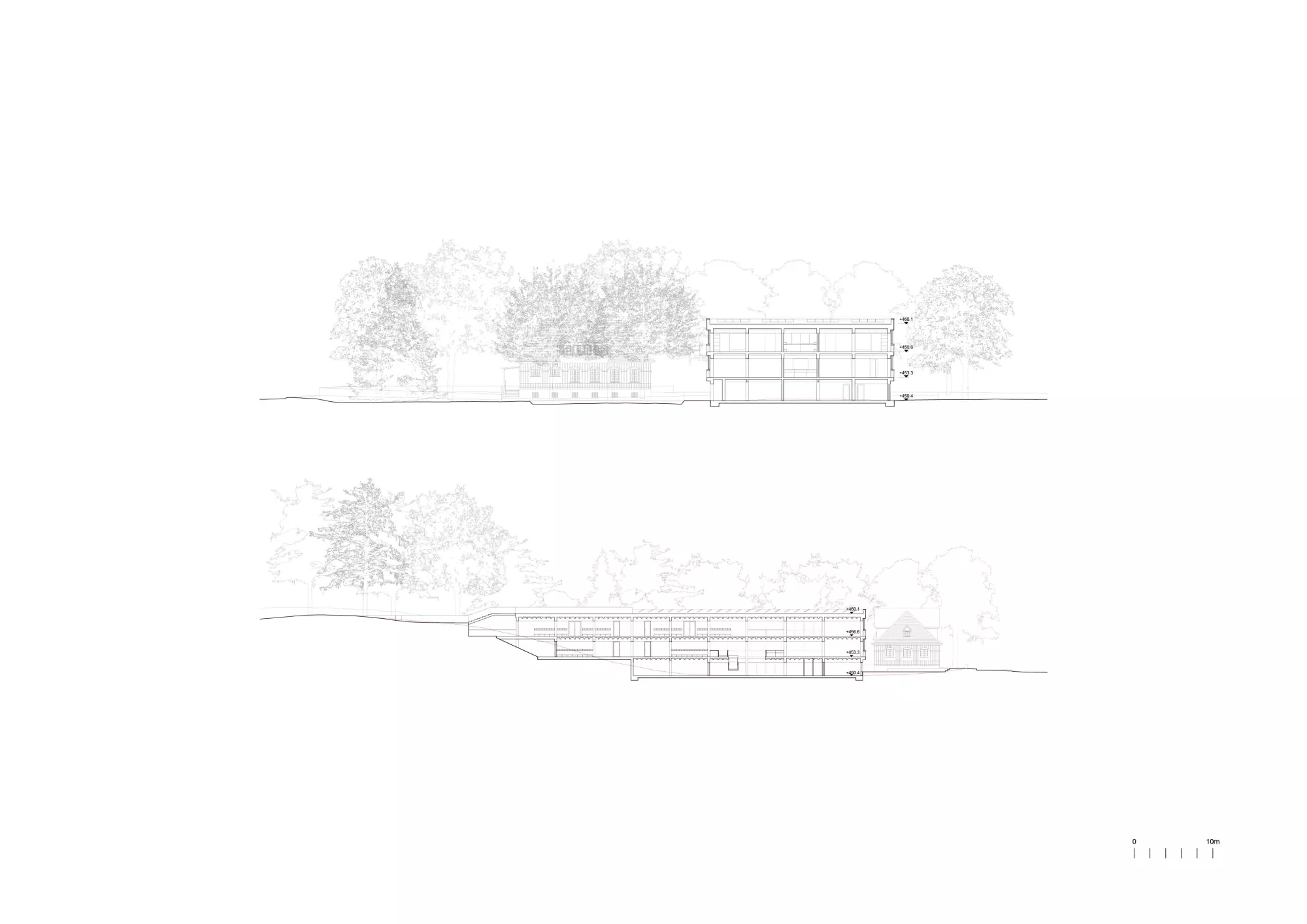 Project Elevations Philippe Meyer Architecte - EXTENSION D’UN CENTRE POUR ENFANTS