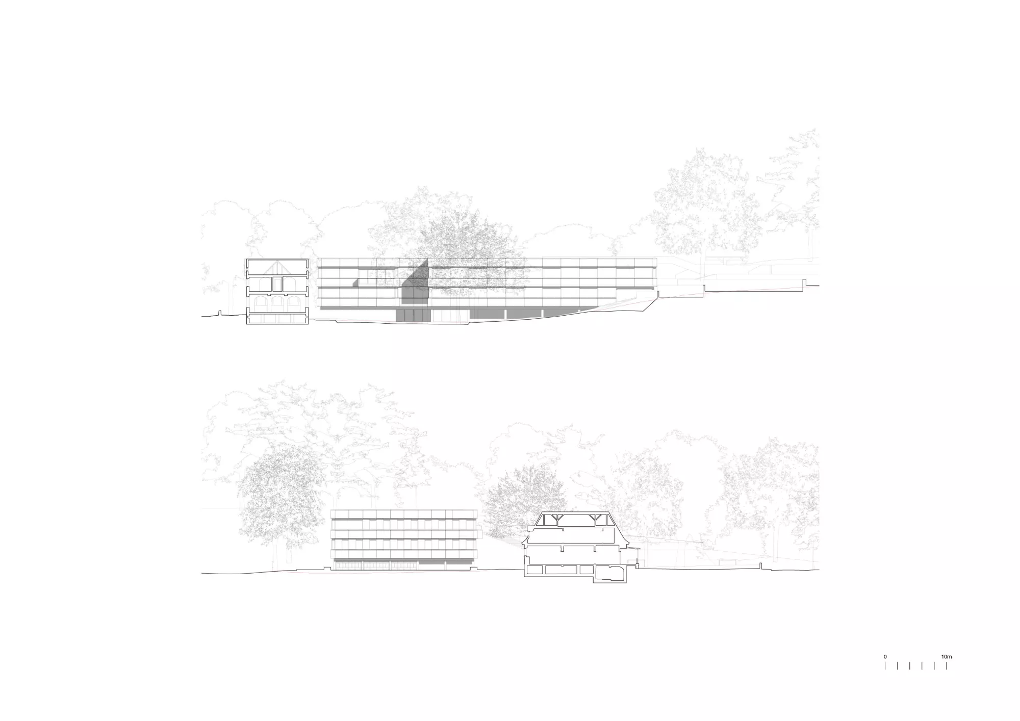 Project Sections Philippe Meyer Architecte - EXTENSION D’UN CENTRE POUR ENFANTS