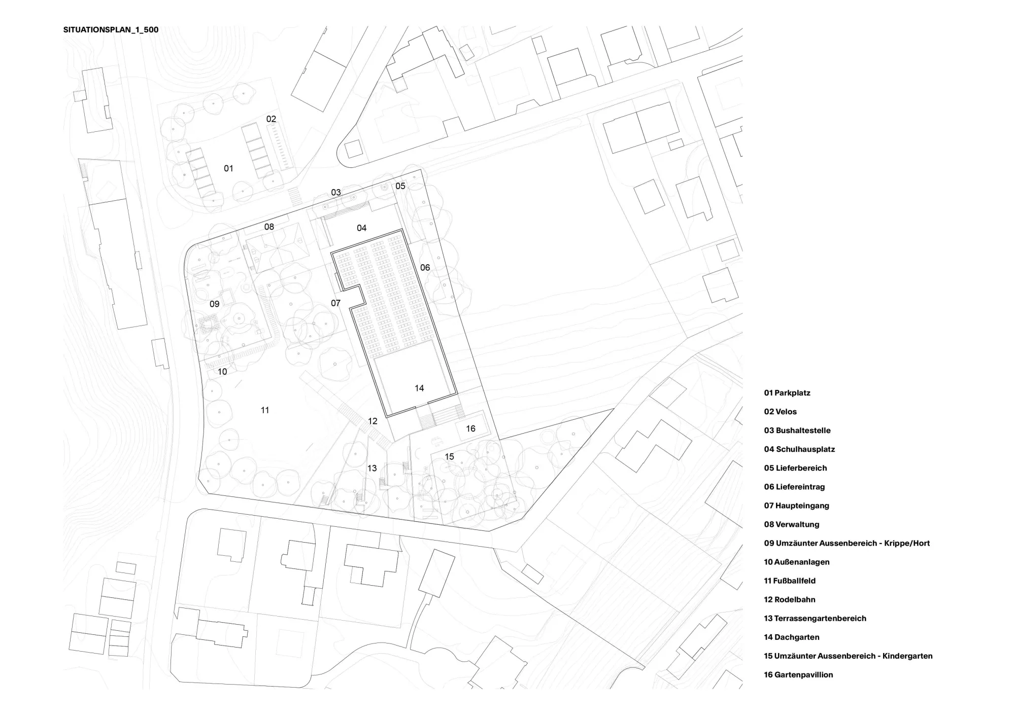 Site Plan Philippe Meyer Architecte - EXTENSION D’UN CENTRE POUR ENFANTS