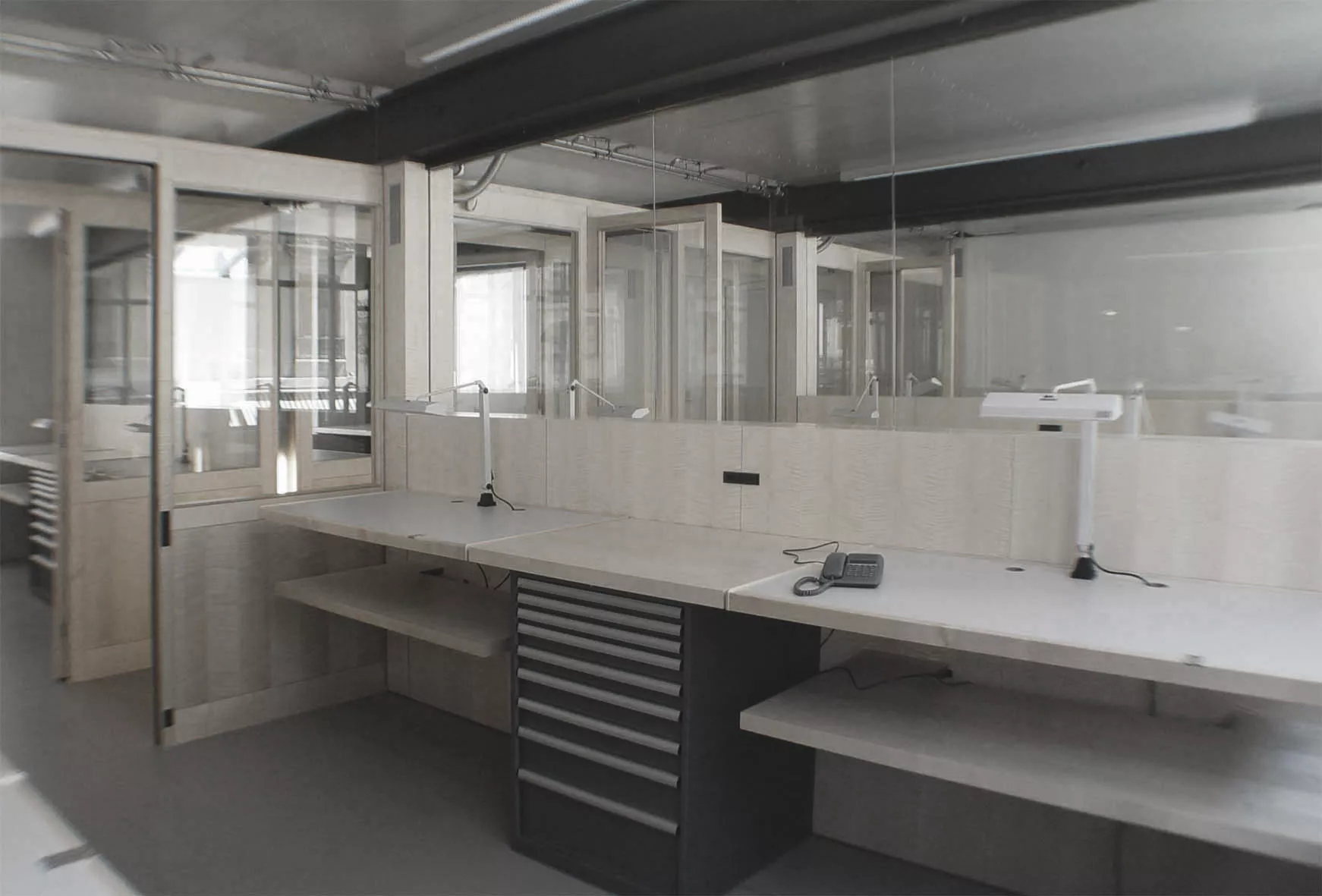 Philippe Meyer Architecte - Transformation d'un atelier d'horlogerie