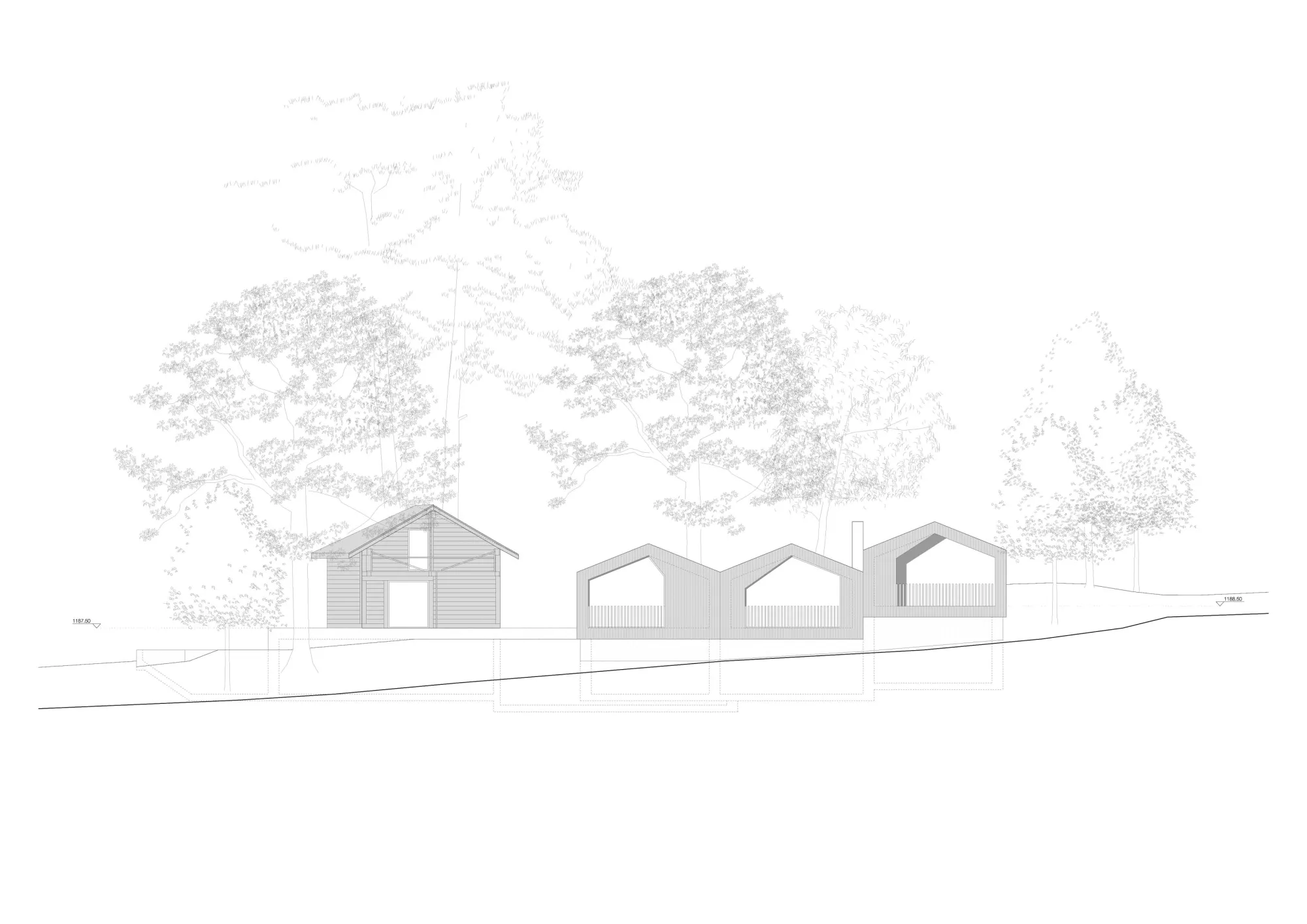 Facade Philippe Meyer Architecte - Galerie privée et habitation