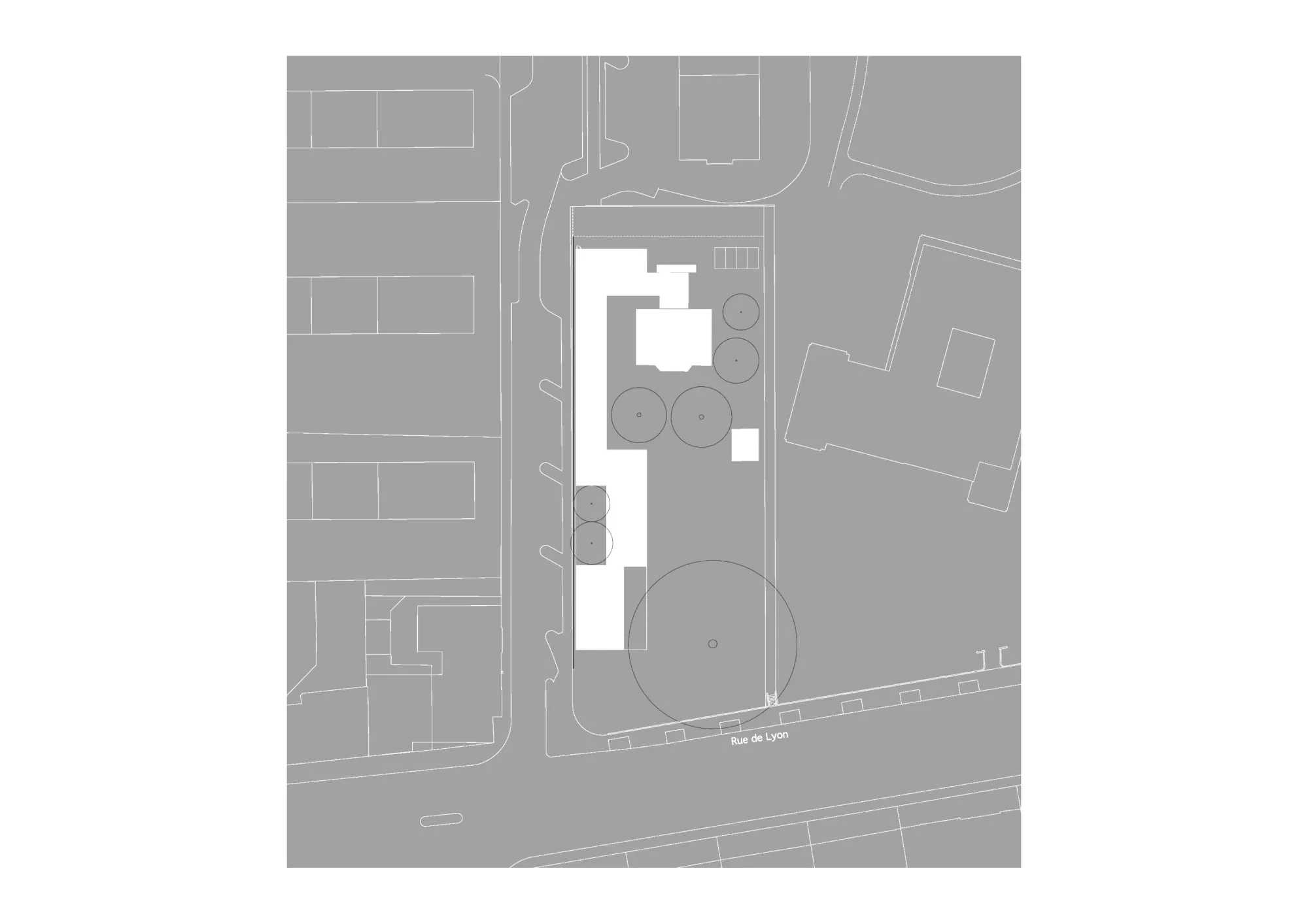 Site plan Philippe Meyer Architecte - Crèche Lamartine