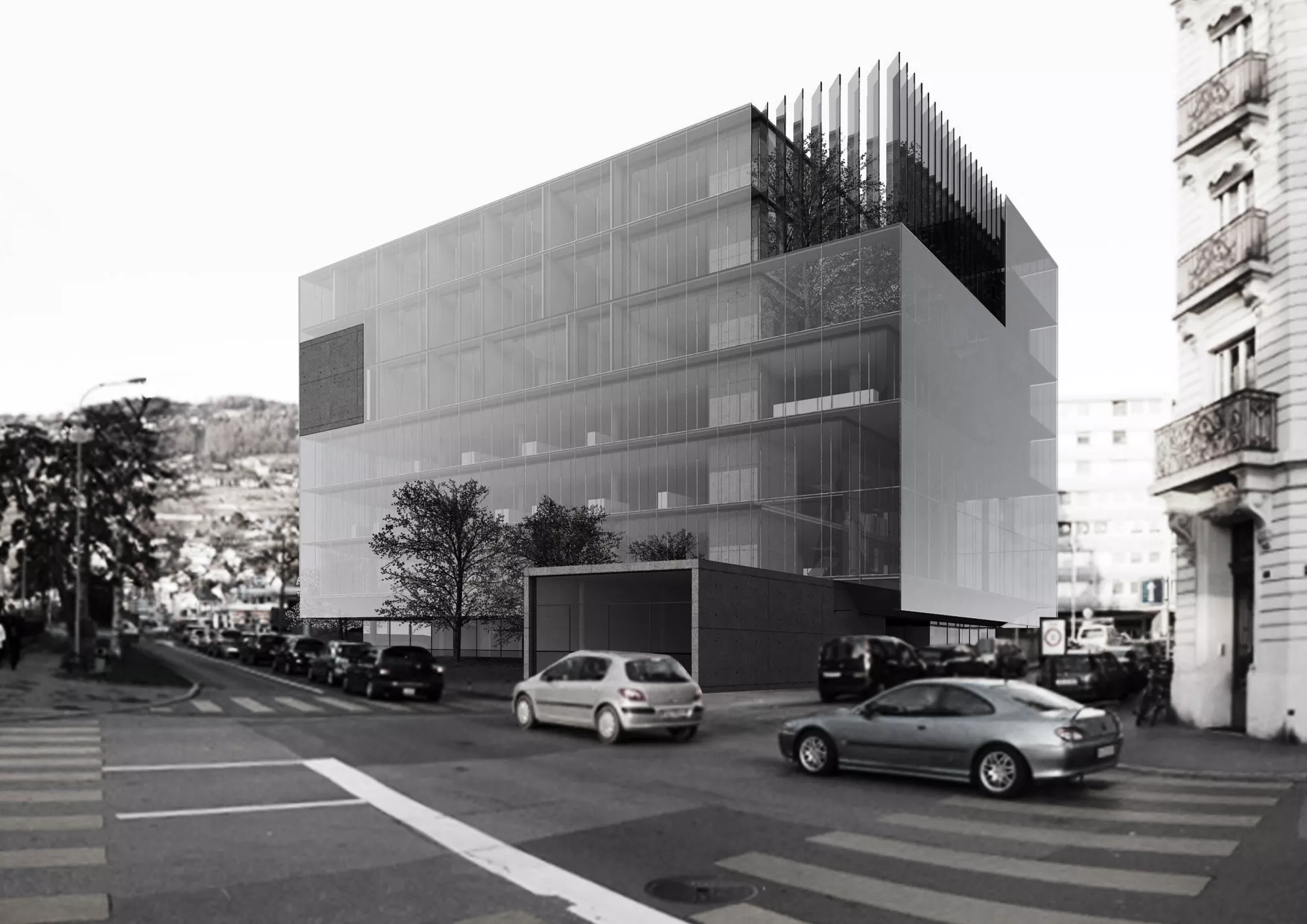 Philippe Meyer Architecte - Bureaux et Hotel