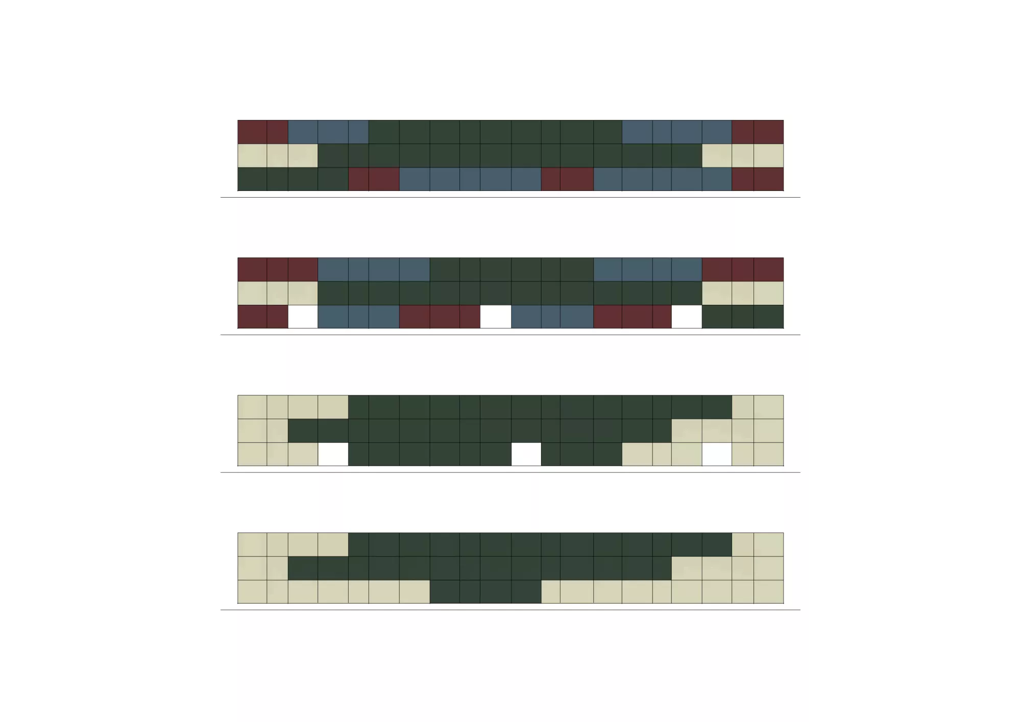 Facades compositions Philippe Meyer Architecte - Logements collectifs