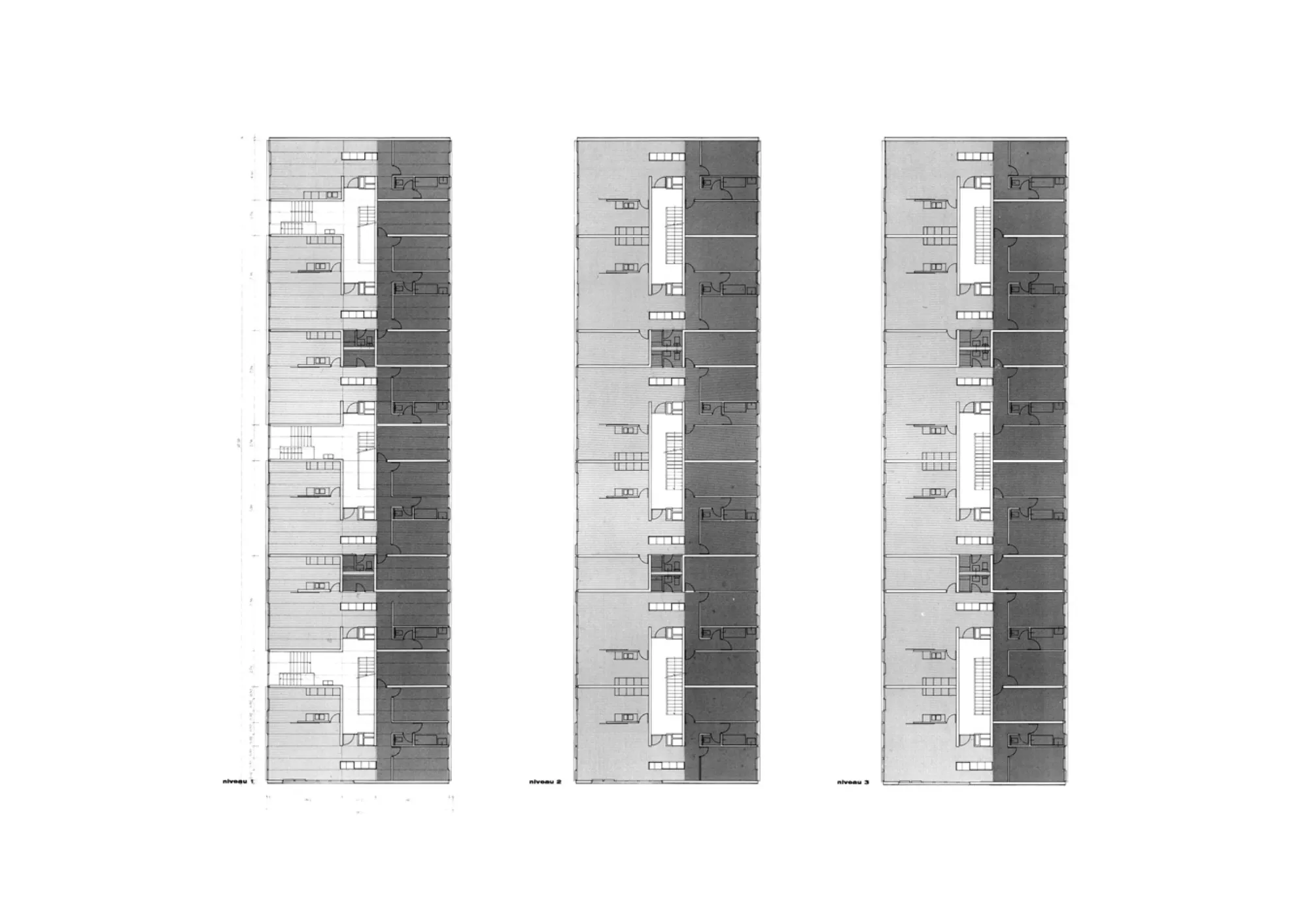 Plans Philippe Meyer Architecte - Logements collectifs
