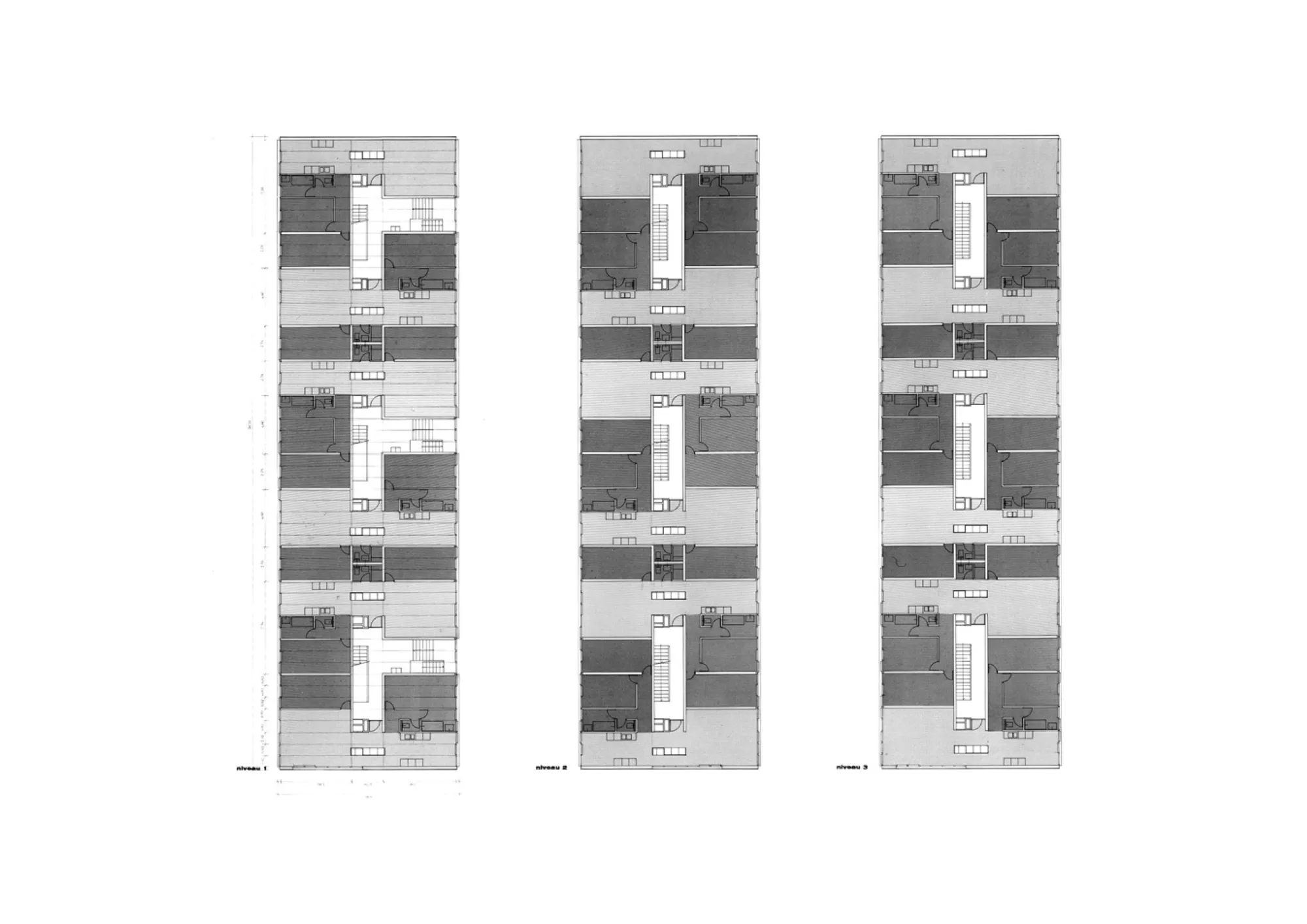 Plans Philippe Meyer Architecte - Logements collectifs